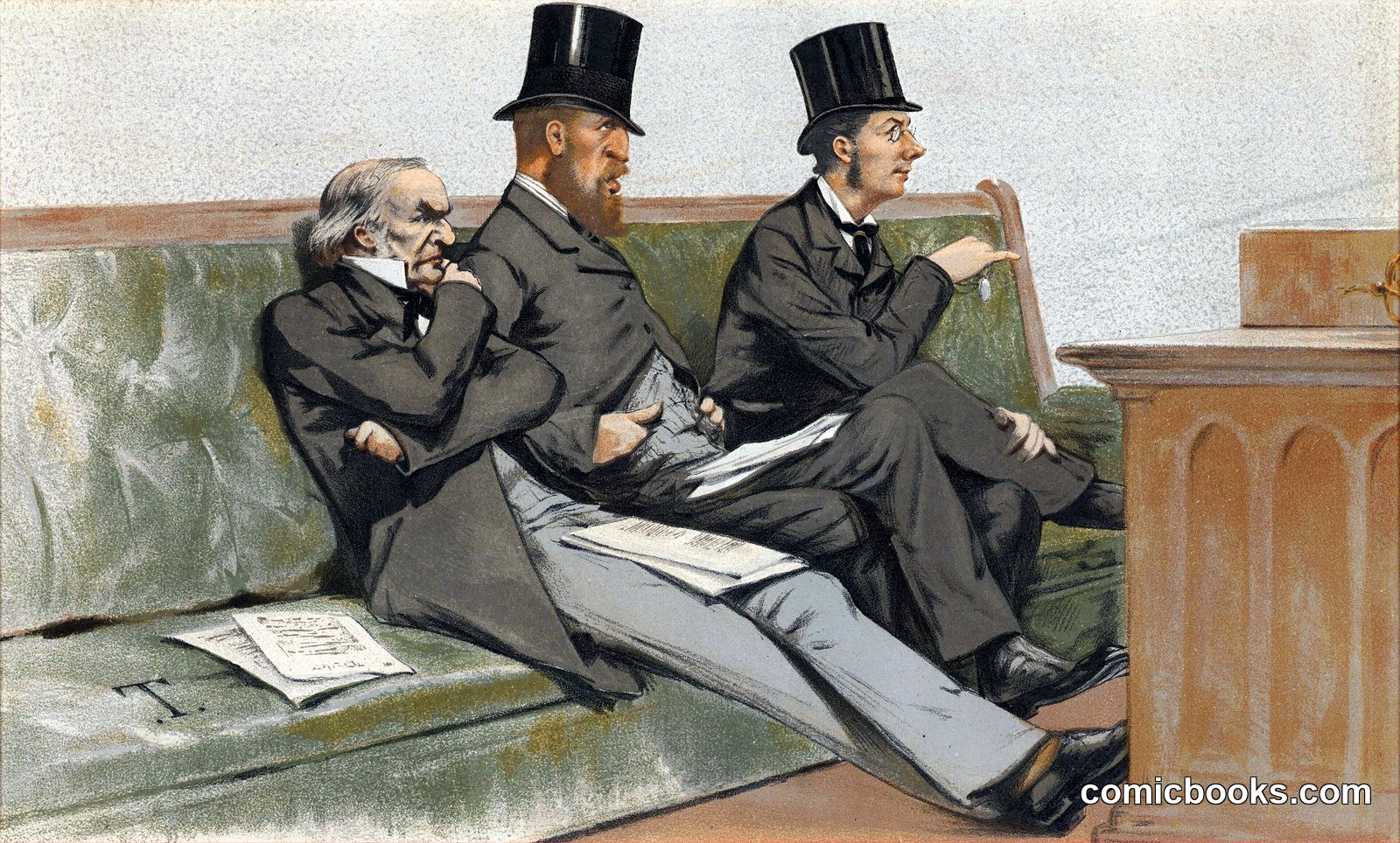 The Treasury Bench by Théobald Chartran