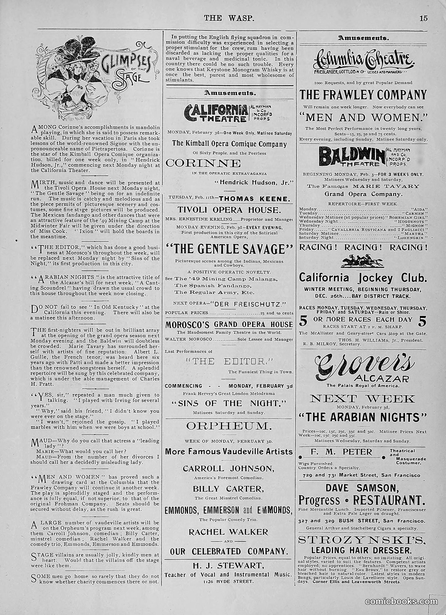 The Wasp — 1896 — page 104 of 1082