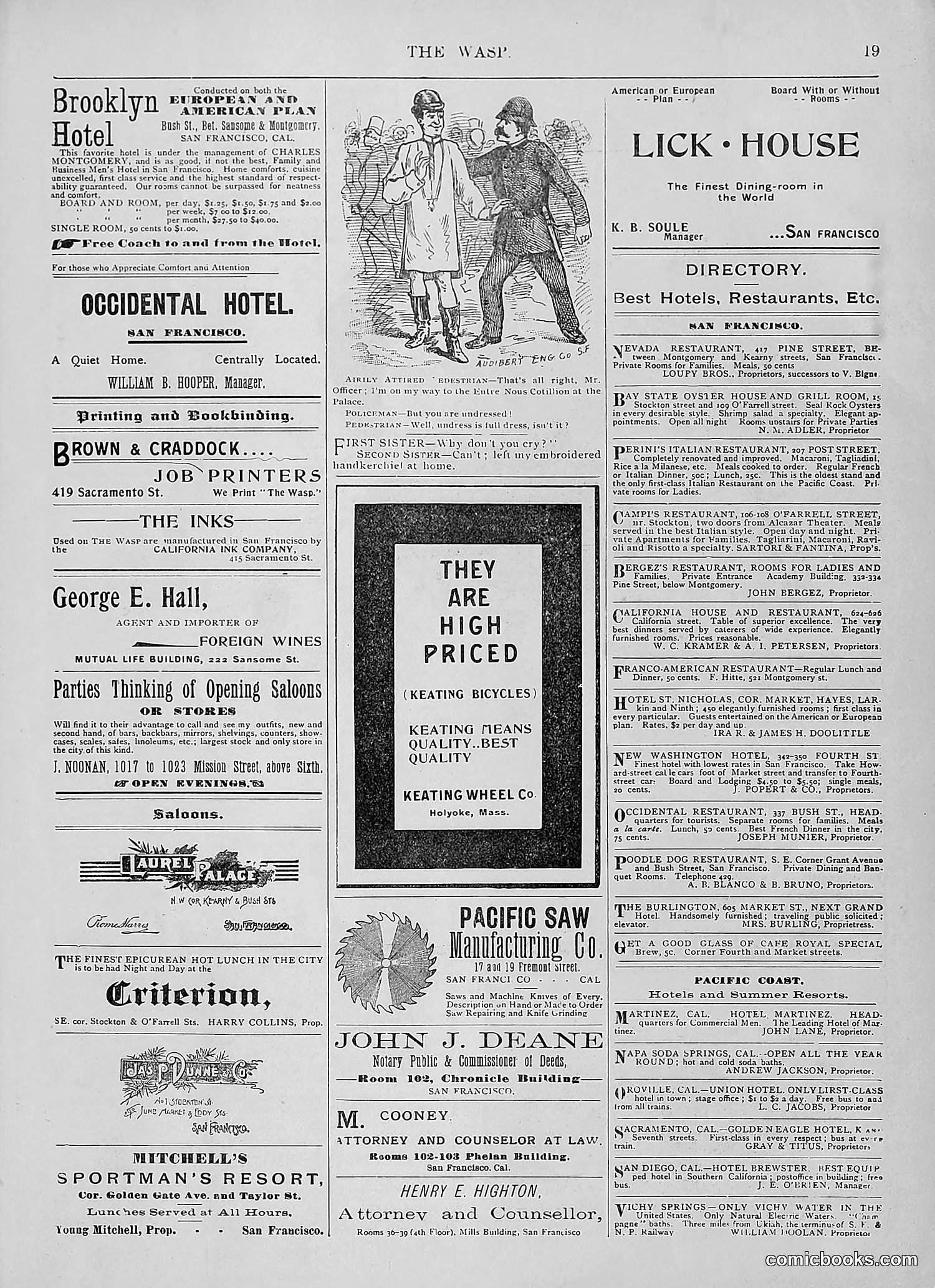 The Wasp — 1896 — page 108 of 1082