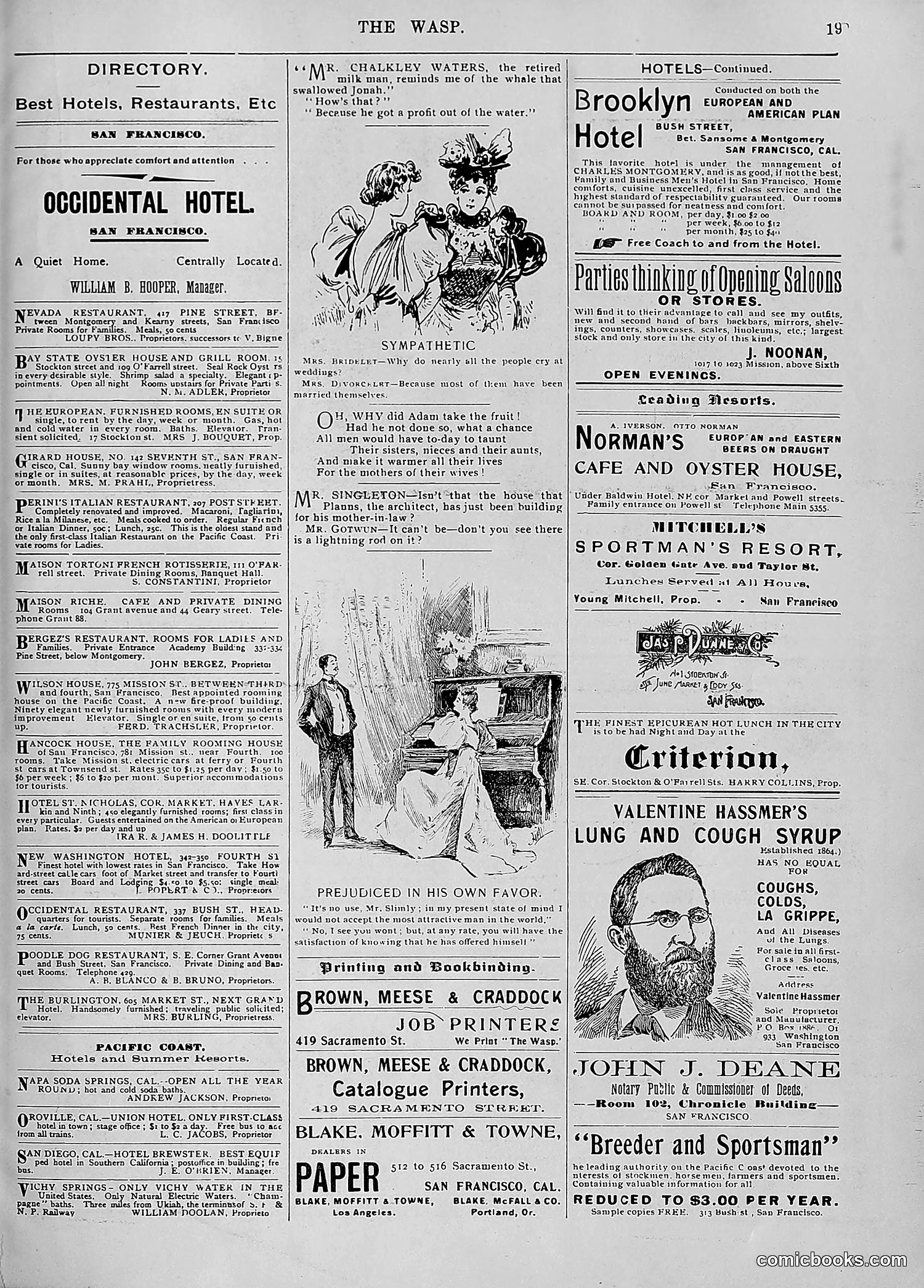 The Wasp — 1896 — page 1078 of 1082