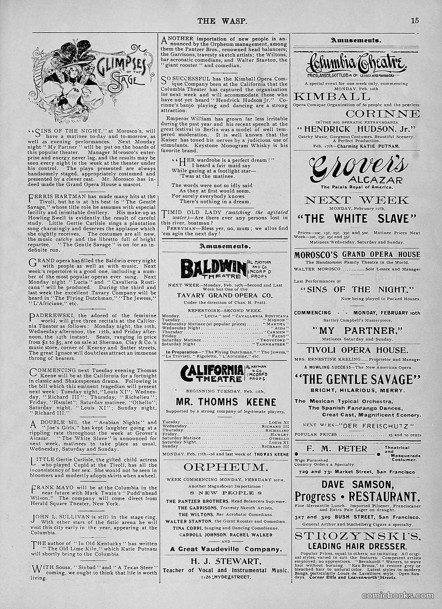The Wasp — 1896 — page 124 of 1082