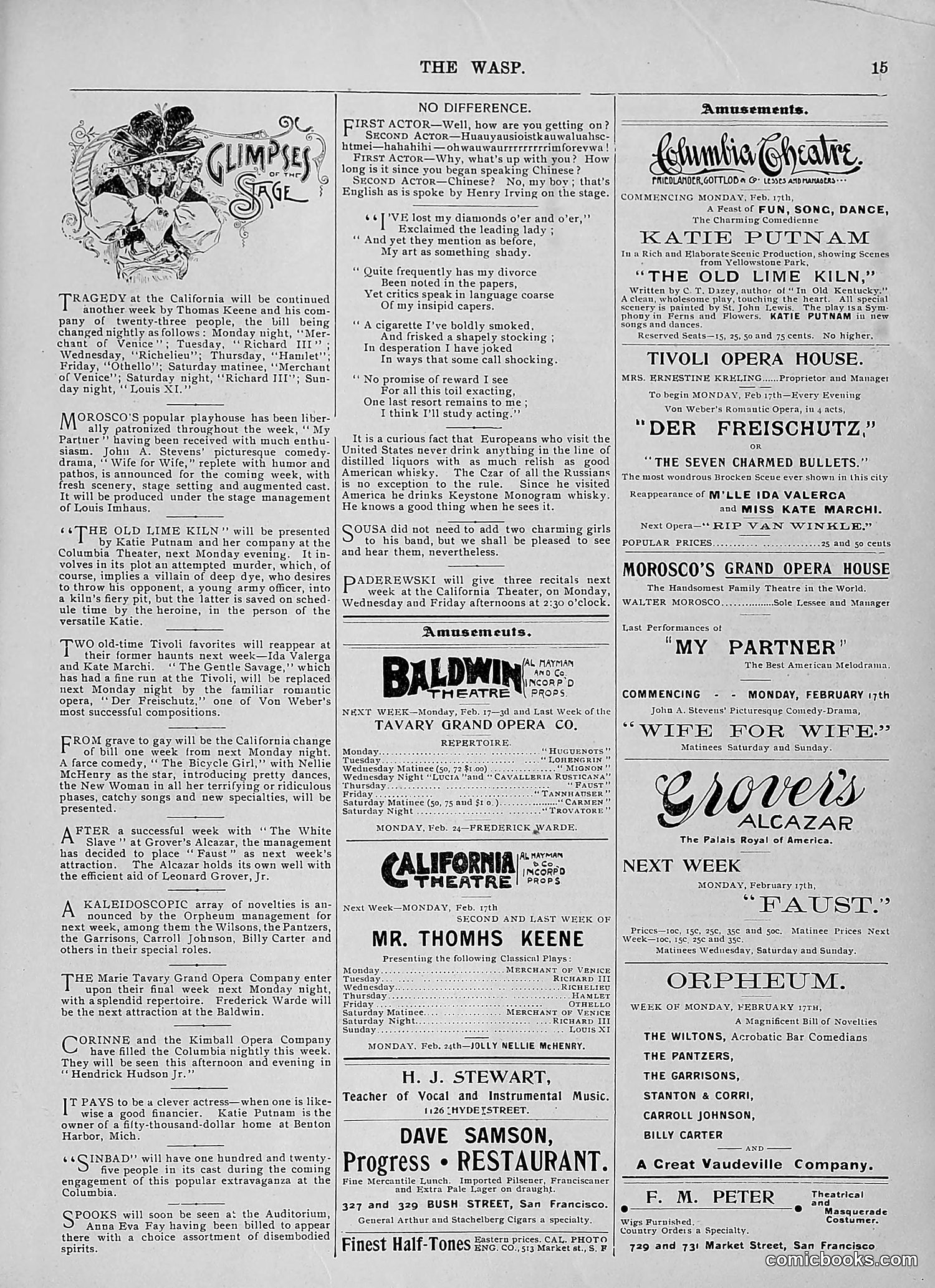 The Wasp — 1896 — page 144 of 1082
