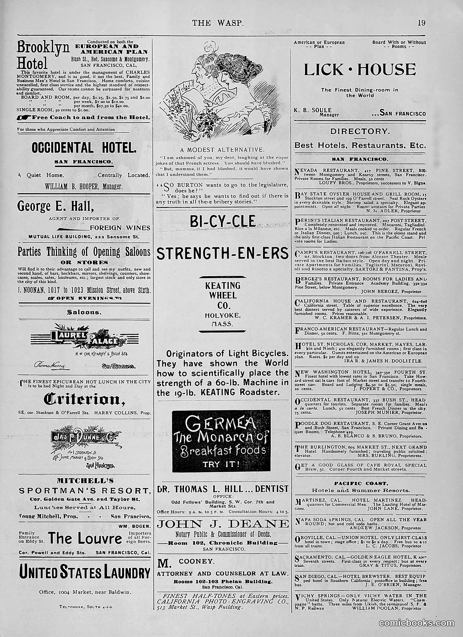 The Wasp — 1896 — page 168 of 1082