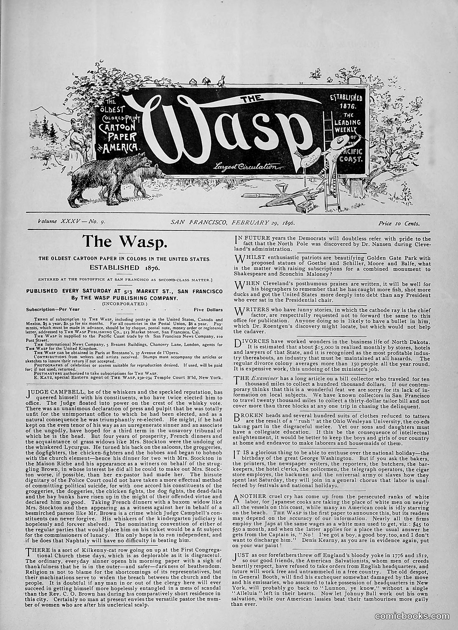 The Wasp — 1896 — page 172 of 1082