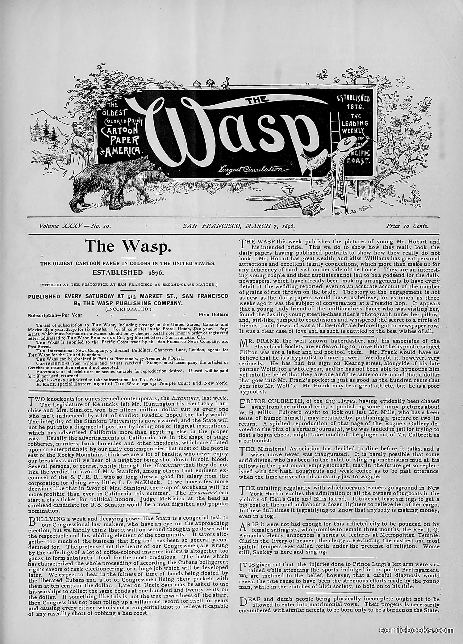 The Wasp — 1896 — page 192 of 1082