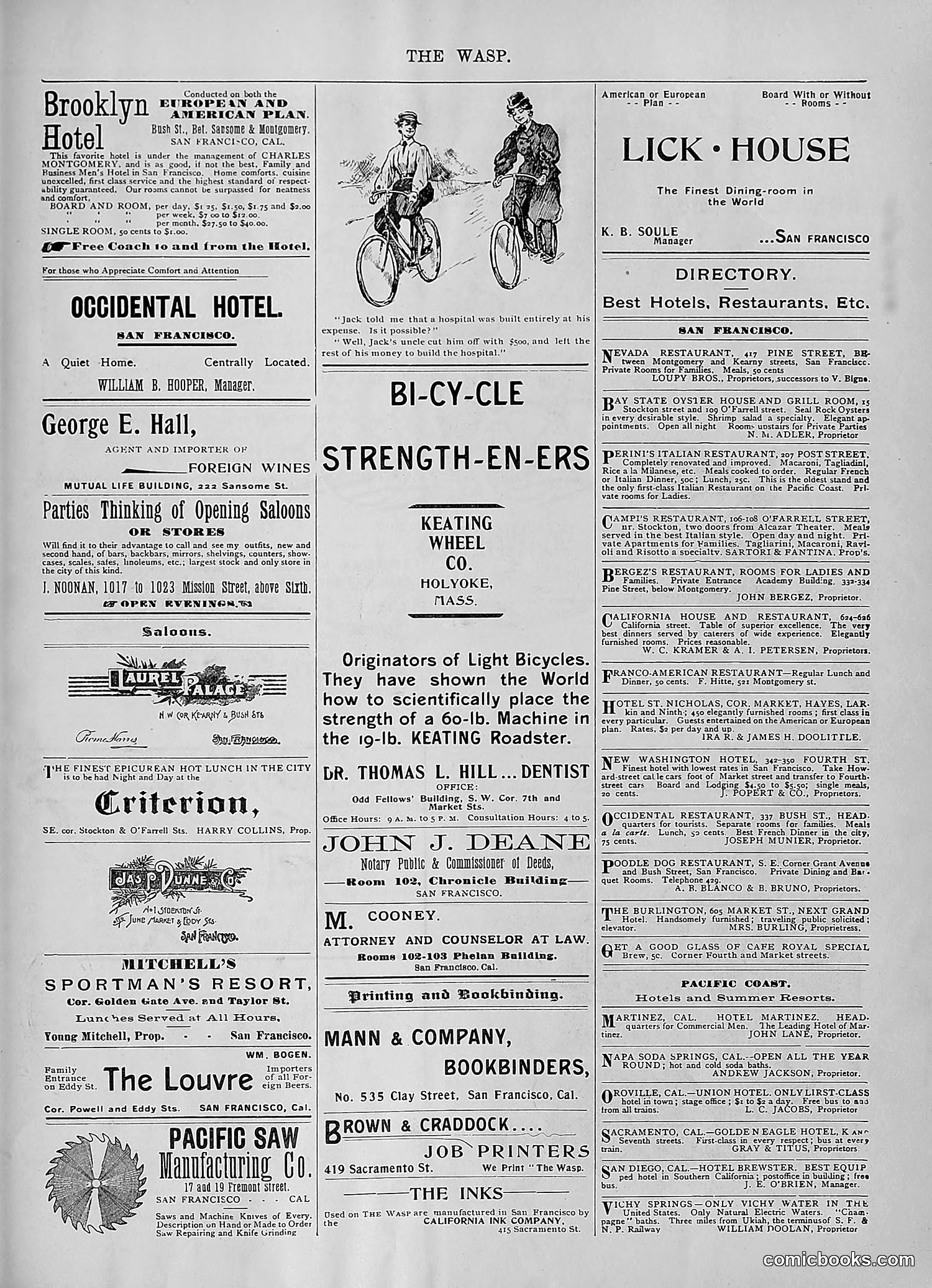 The Wasp — 1896 — page 212 of 1082