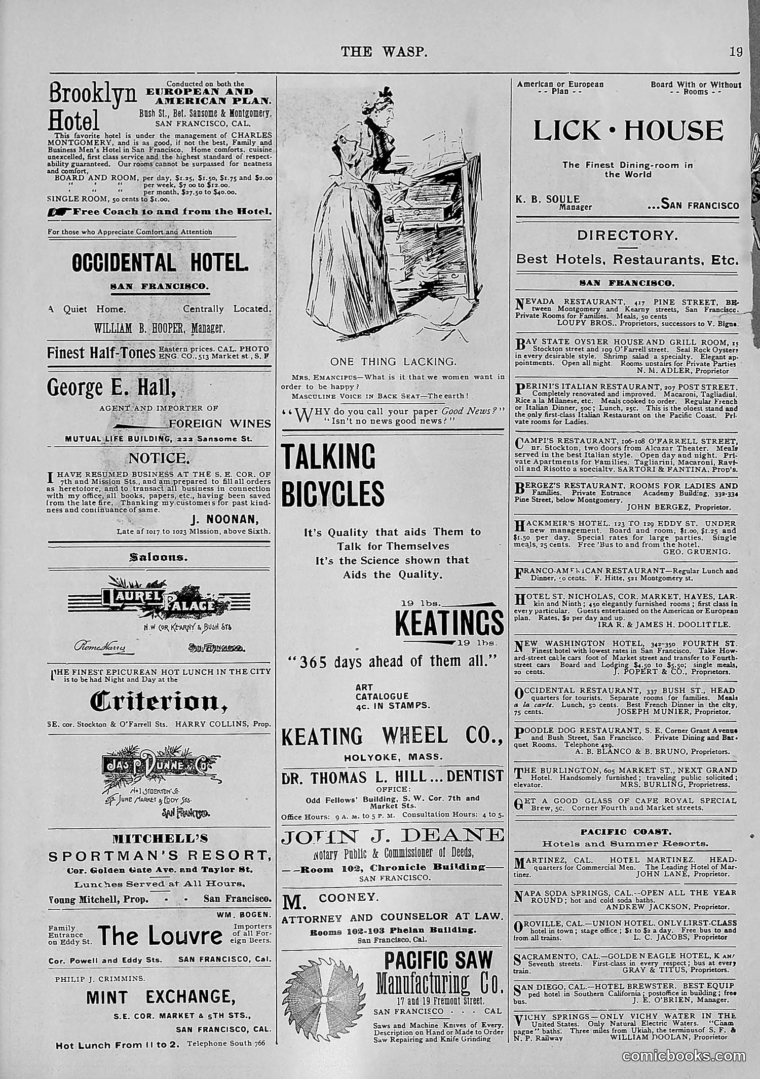 The Wasp — 1896 — page 272 of 1082
