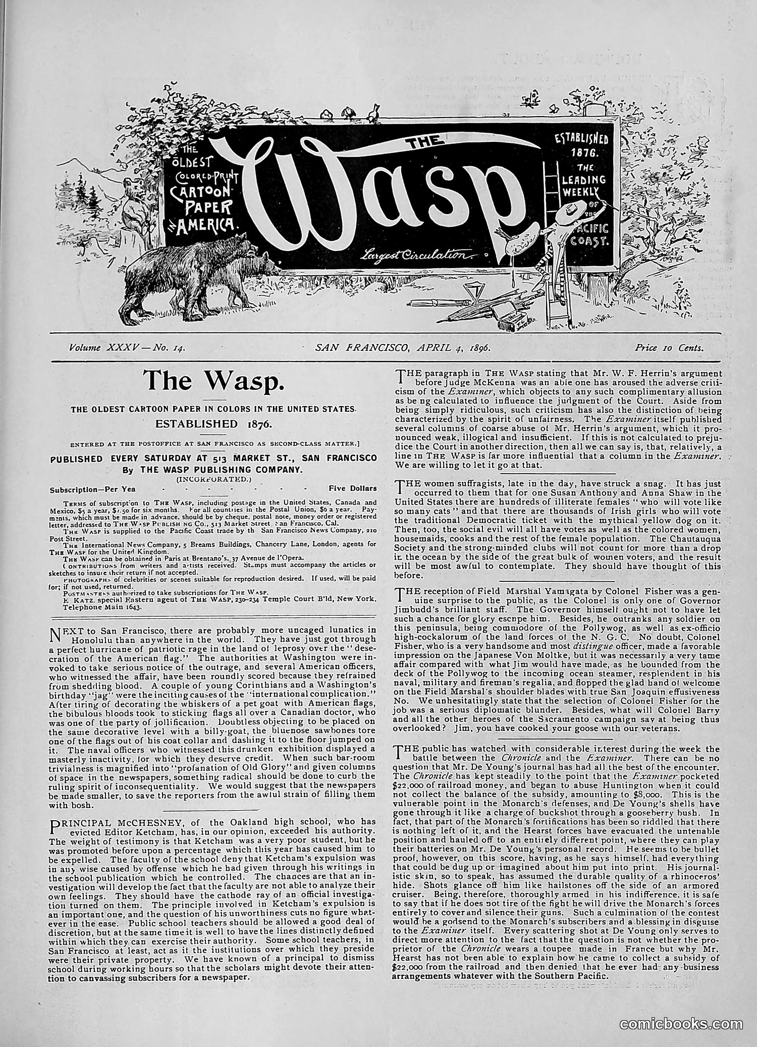 The Wasp — 1896 — page 276 of 1082