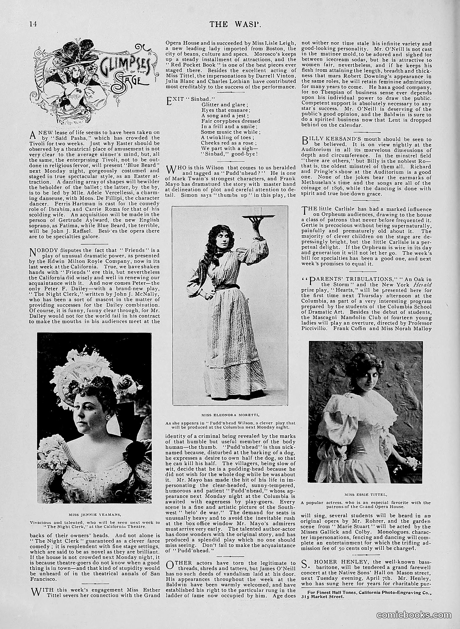 The Wasp — 1896 — page 287 of 1082