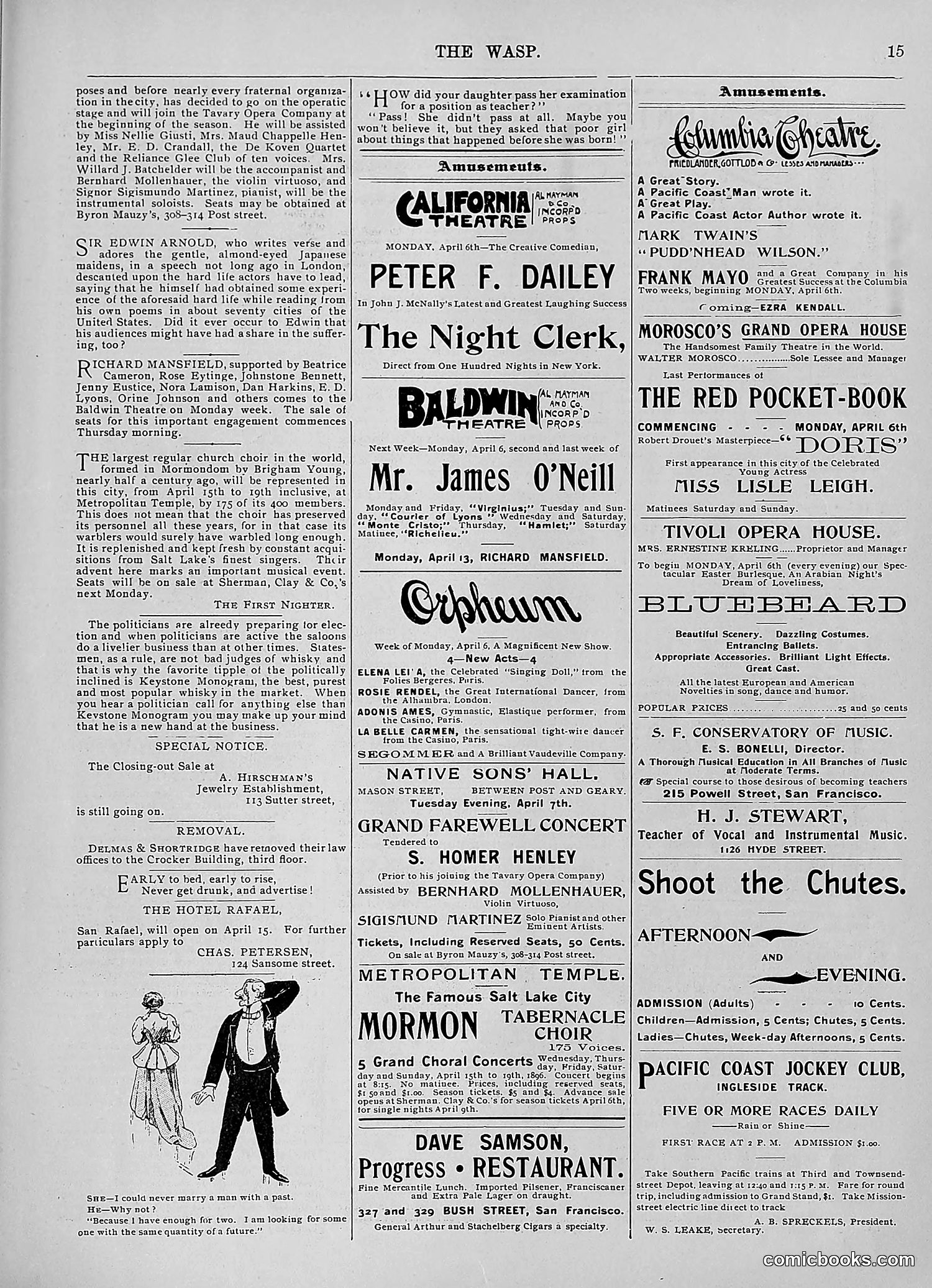 The Wasp — 1896 — page 288 of 1082