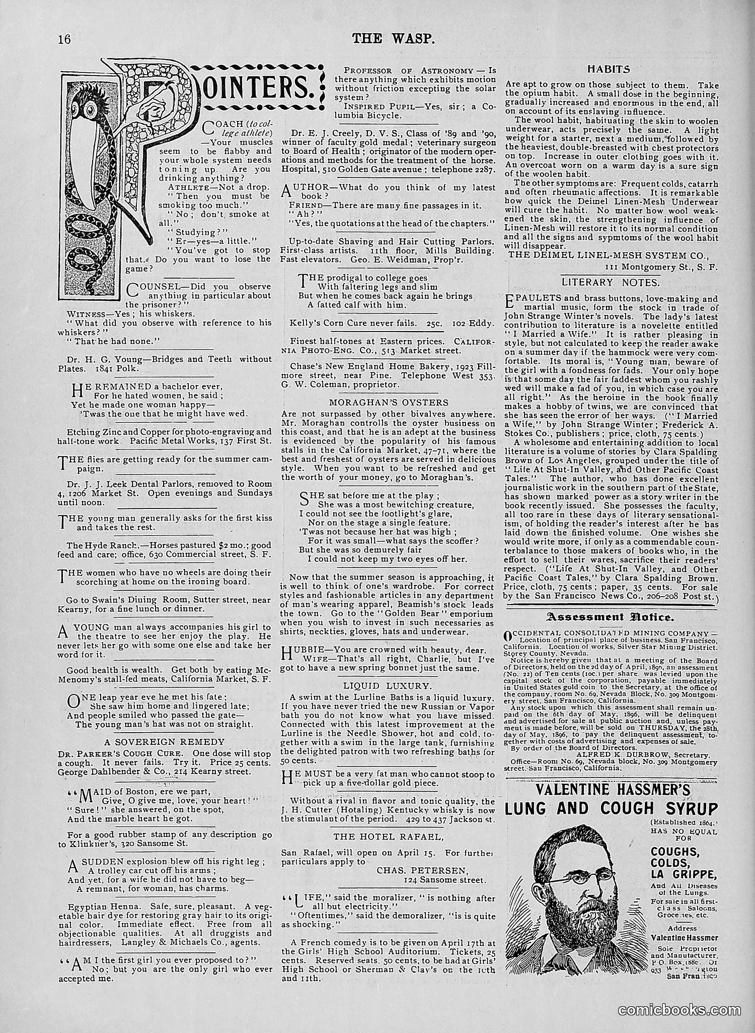 The Wasp — 1896 — page 309 of 1082