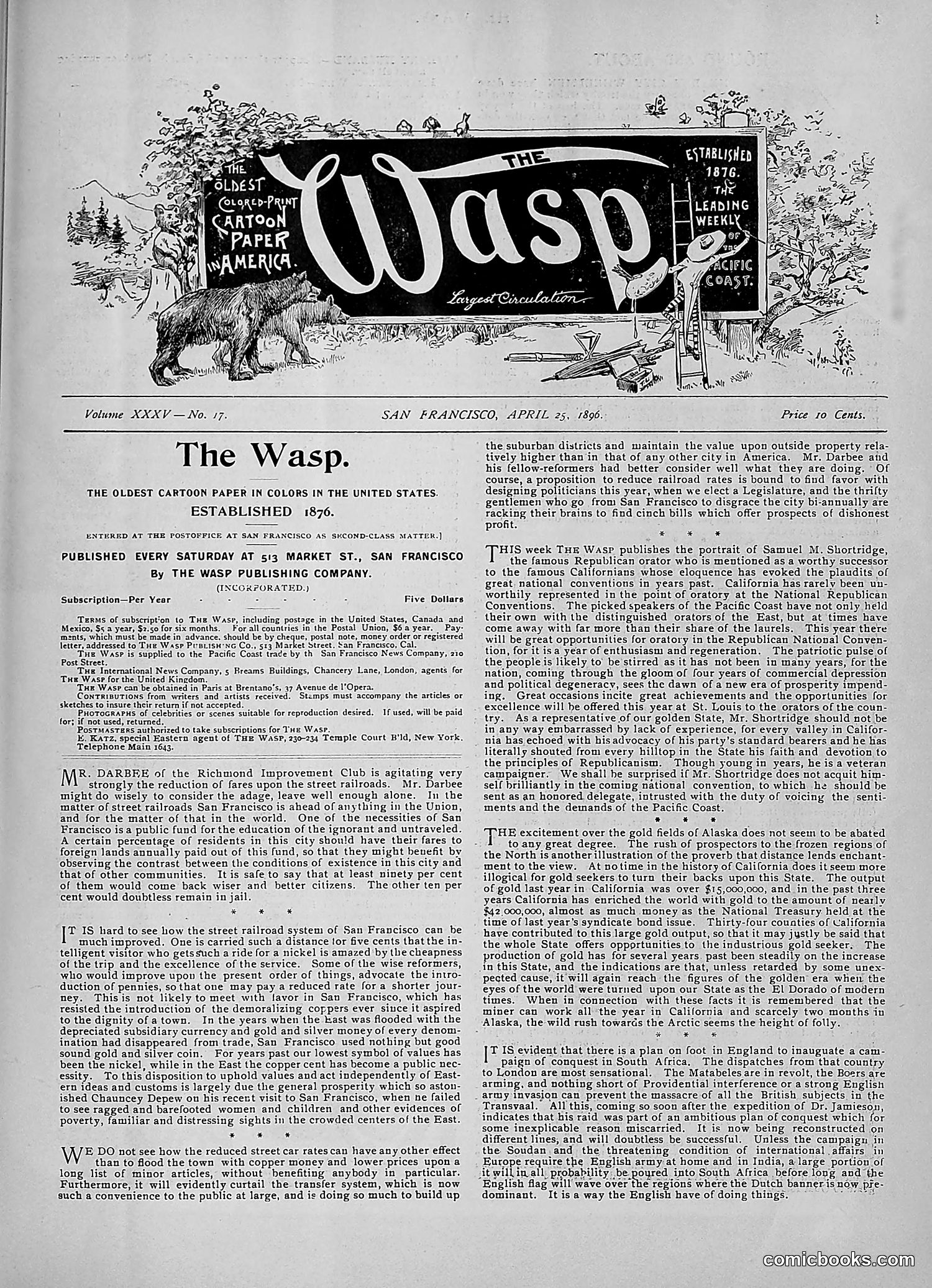 The Wasp — 1896 — page 336 of 1082