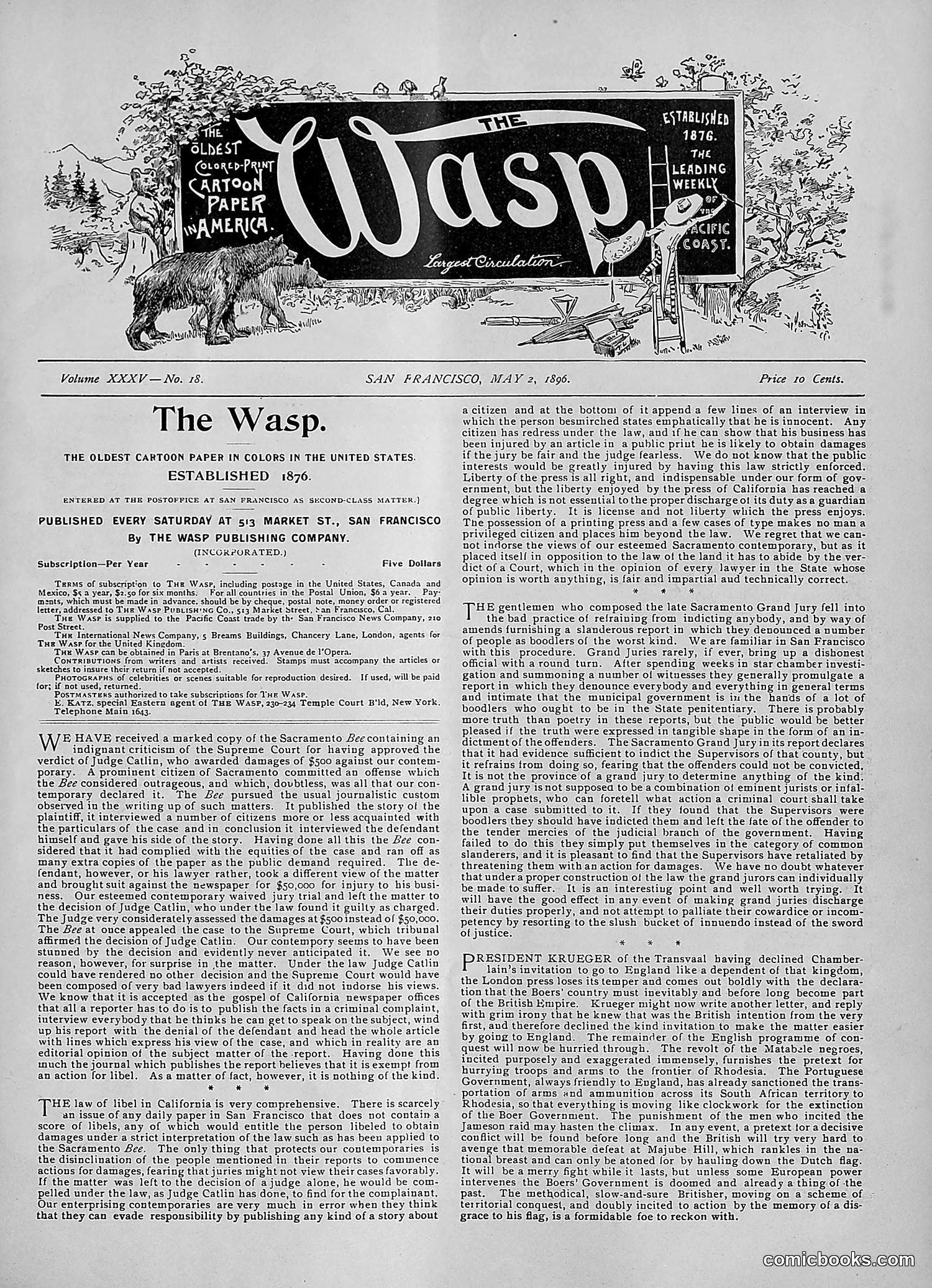 The Wasp — 1896 — page 356 of 1082