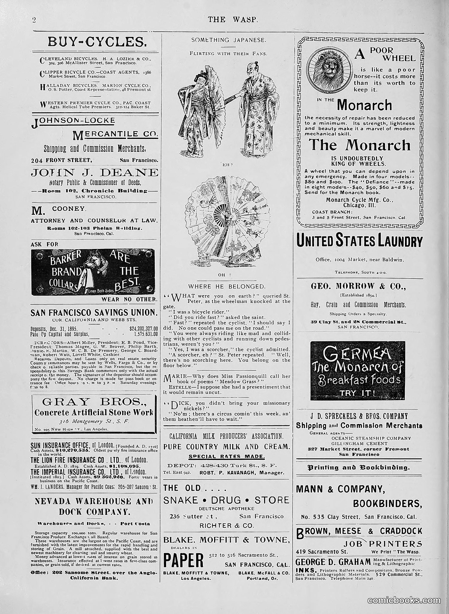 The Wasp — 1896 — page 397 of 1082
