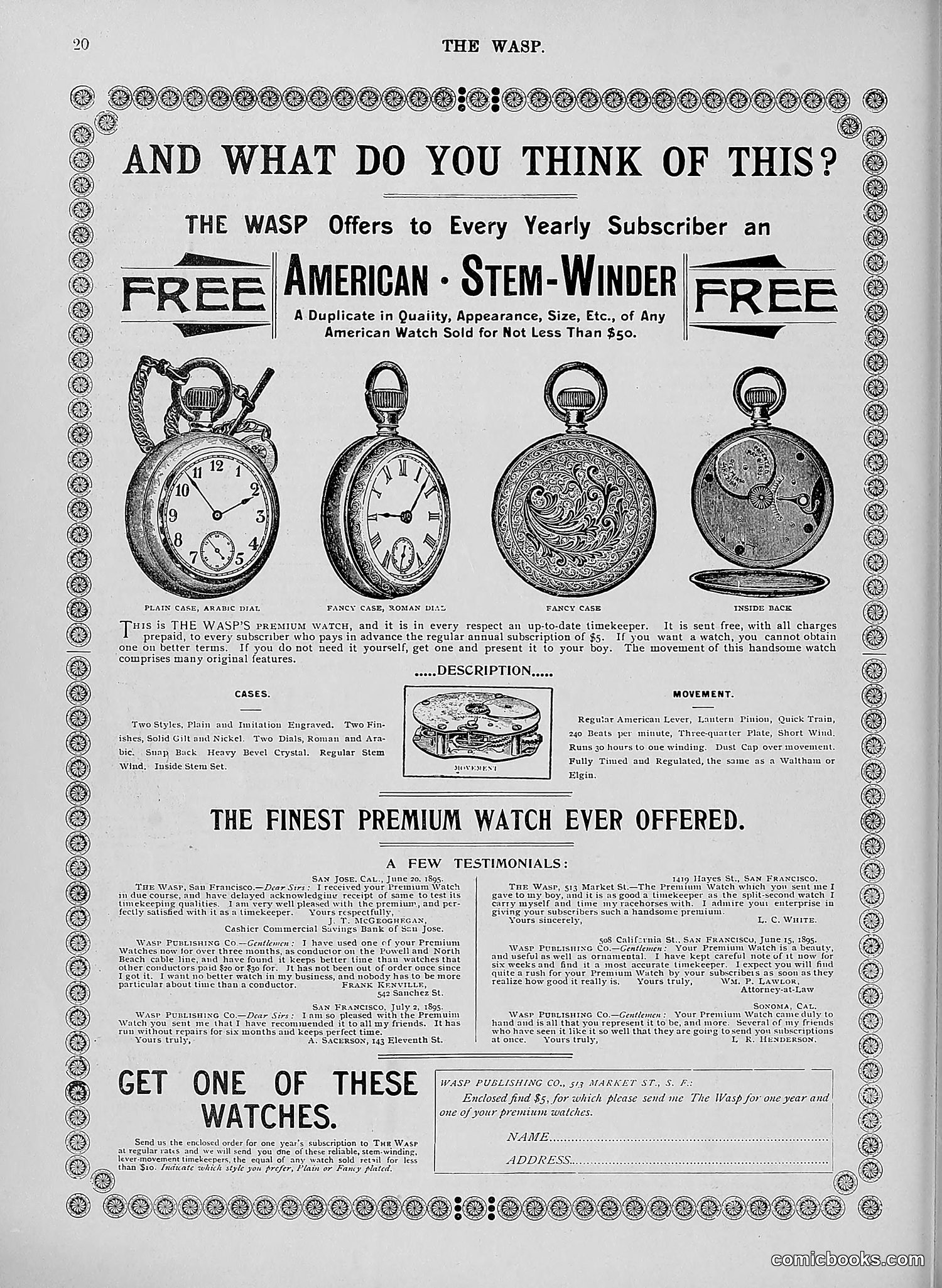 The Wasp — 1896 — page 439 of 1082