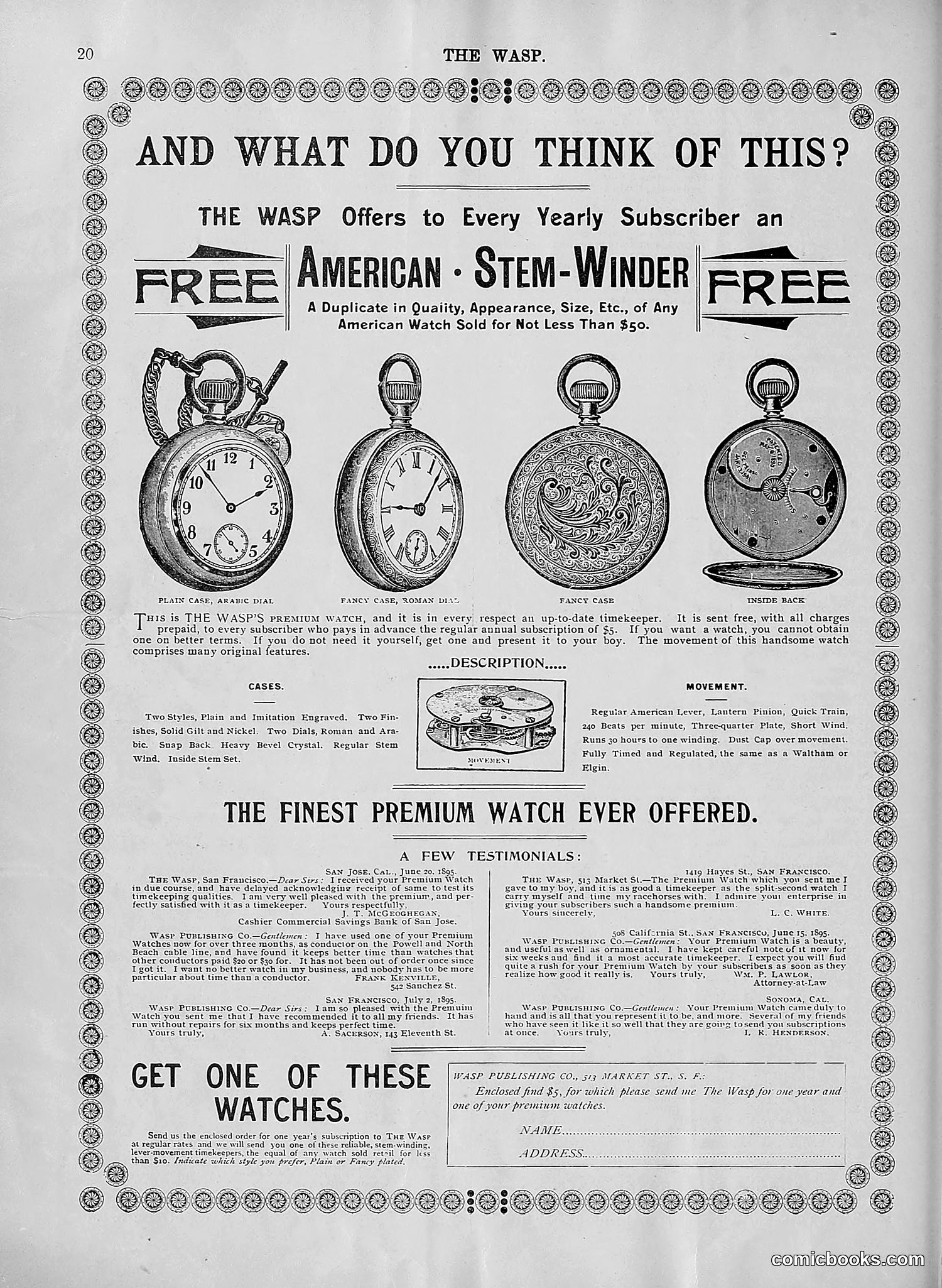 The Wasp — 1896 — page 483 of 1082