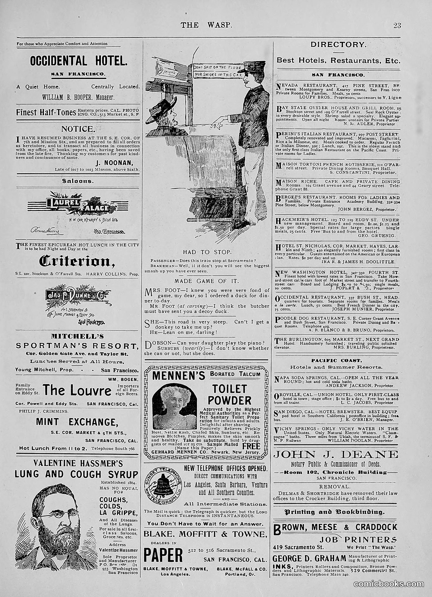 The Wasp — 1896 — page 510 of 1082