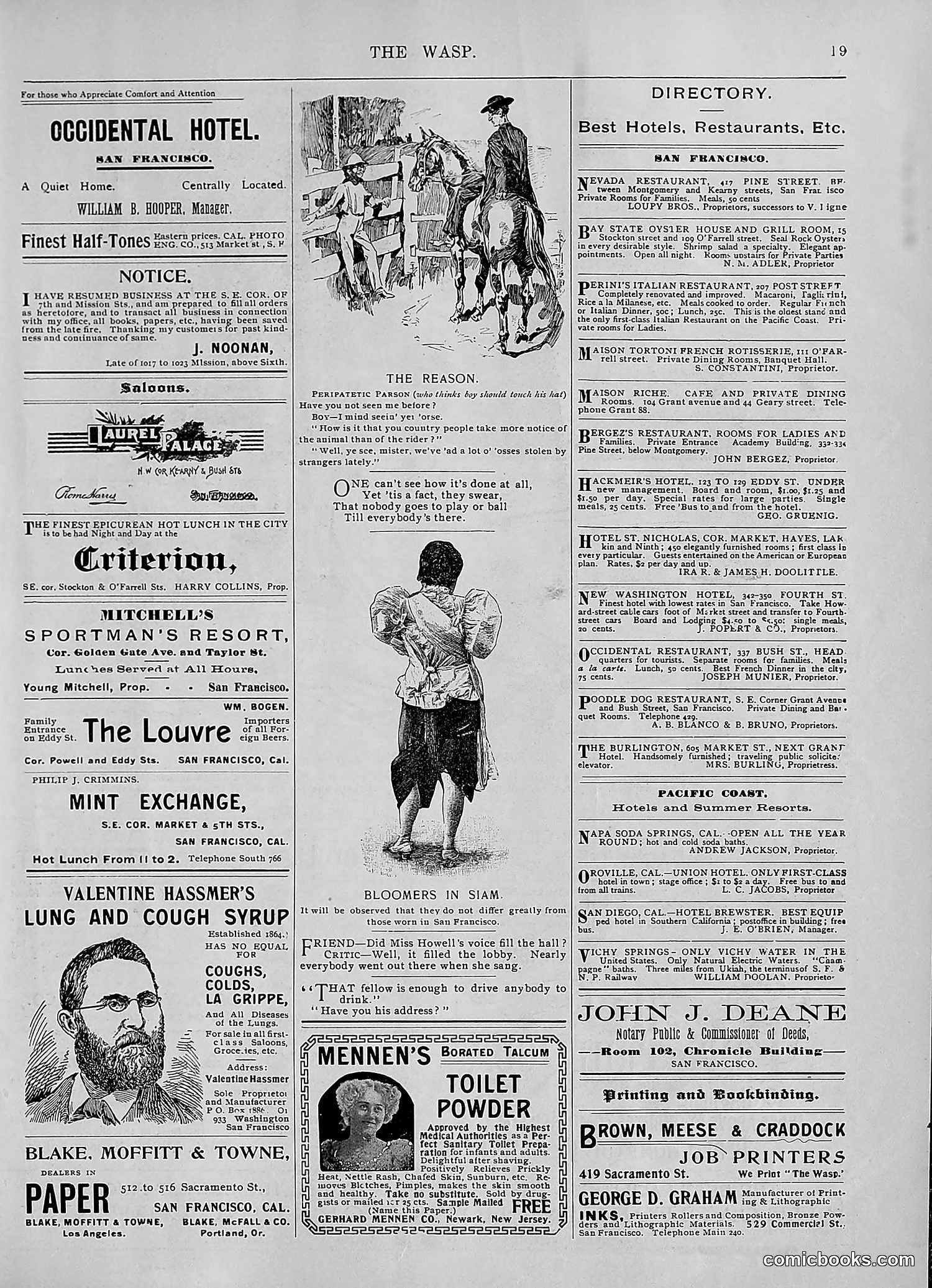 The Wasp — 1896 — page 590 of 1082