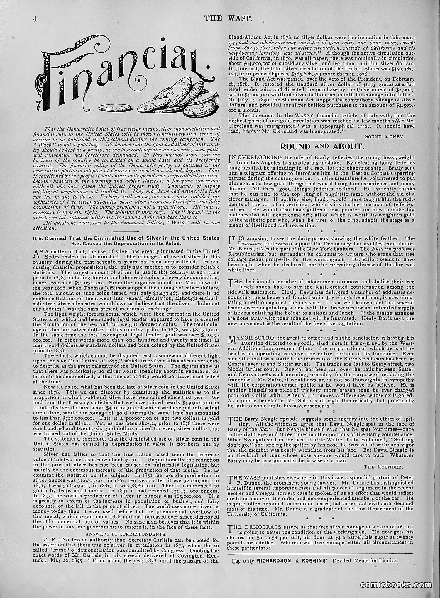 The Wasp — 1896 — page 615 of 1082