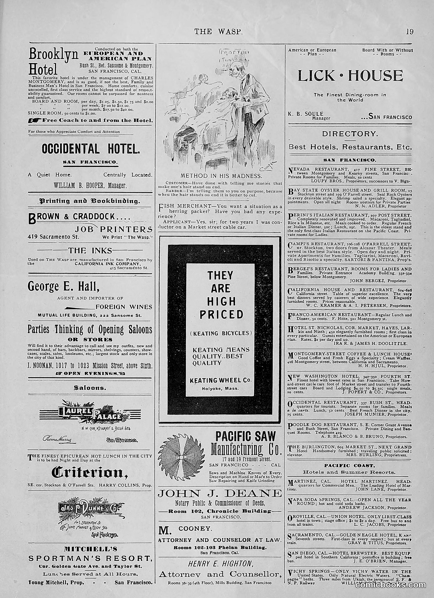 The Wasp — 1896 — page 68 of 1082