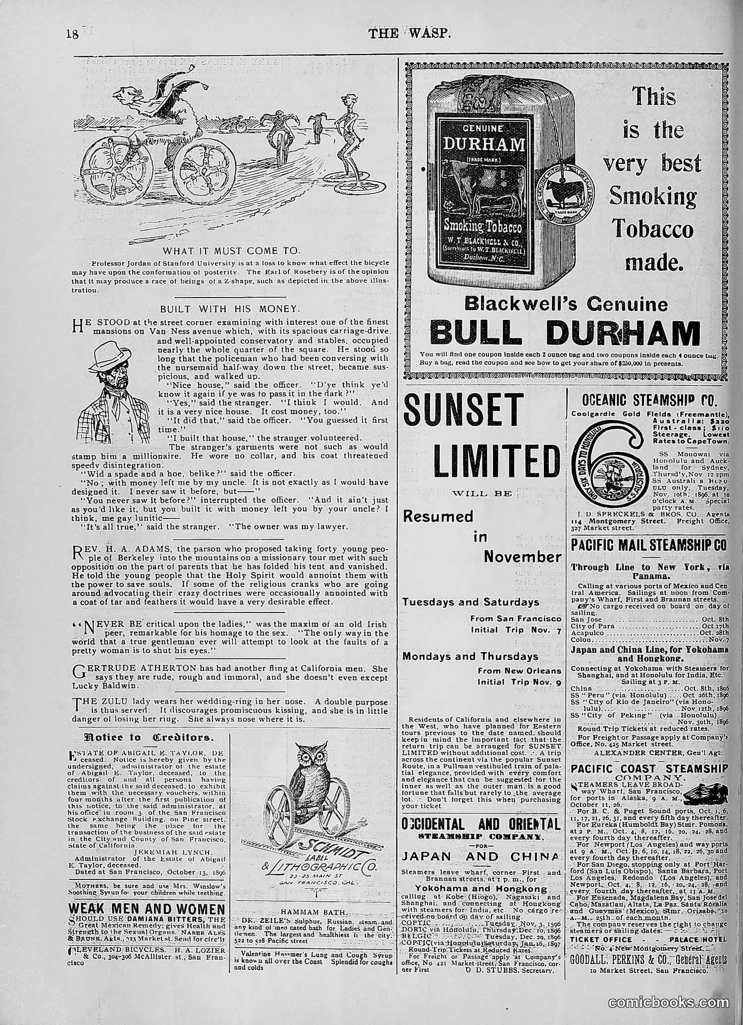 The Wasp — 1896 — page 861 of 1082