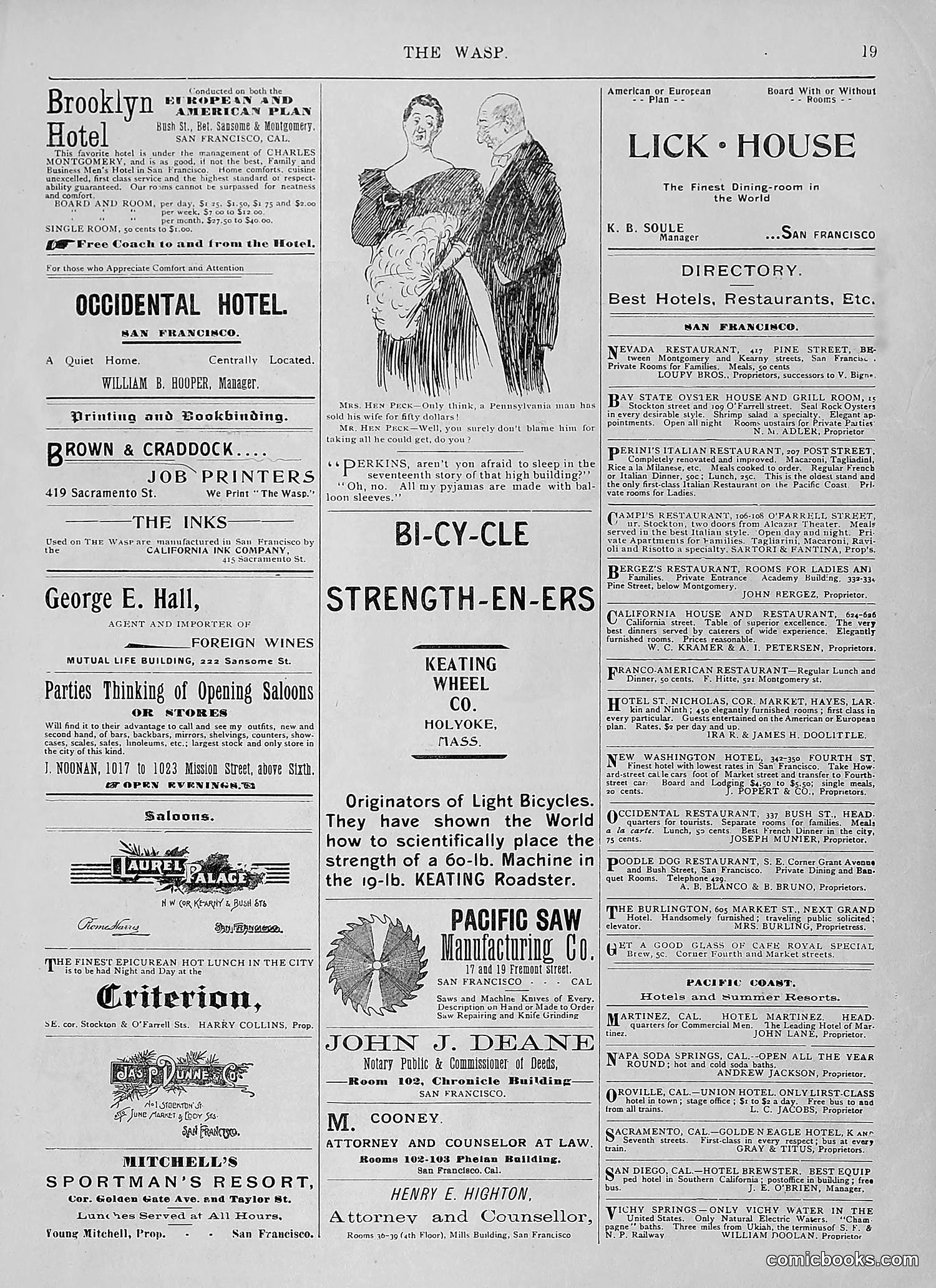 The Wasp — 1896 — page 88 of 1082