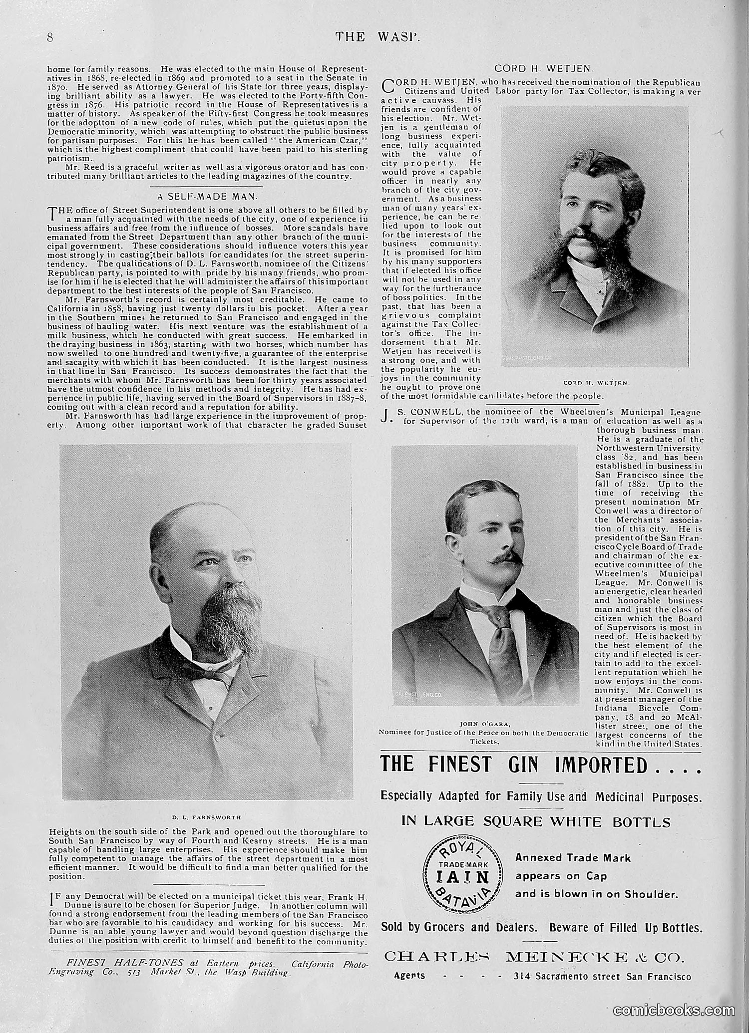 The Wasp — 1896 — page 871 of 1082
