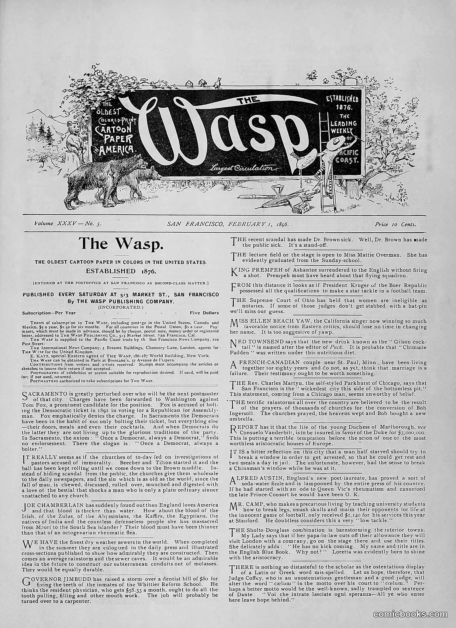 The Wasp — 1896 — page 92 of 1082