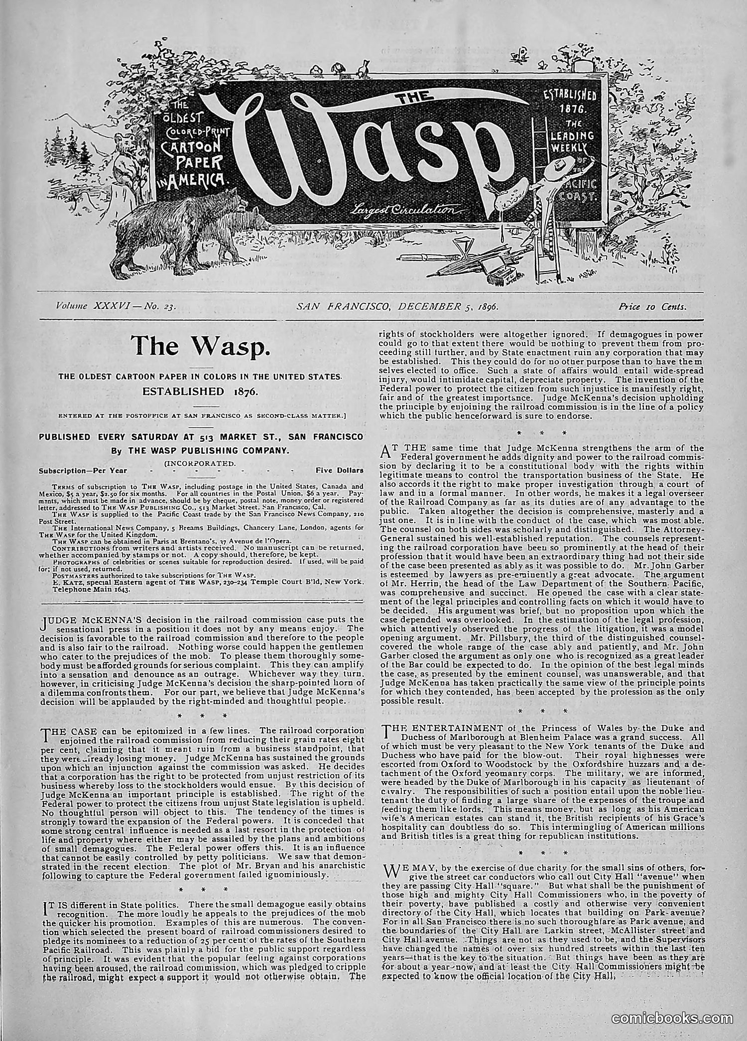 The Wasp — 1896 — page 966 of 1082