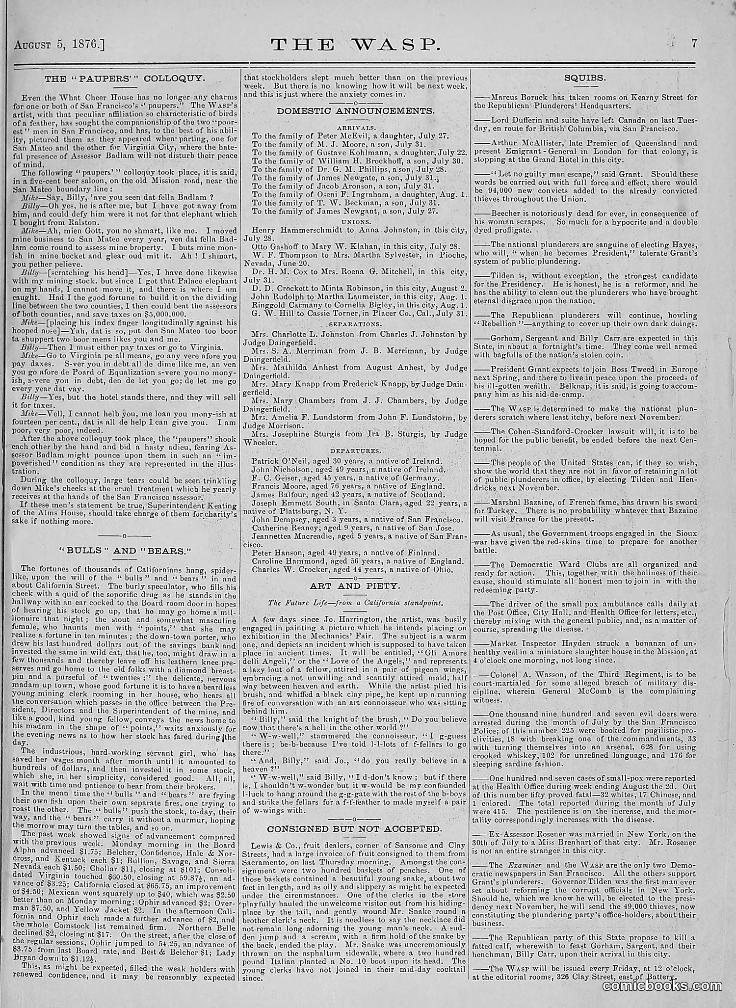 The Wasp — 1876 — page 14 of 230