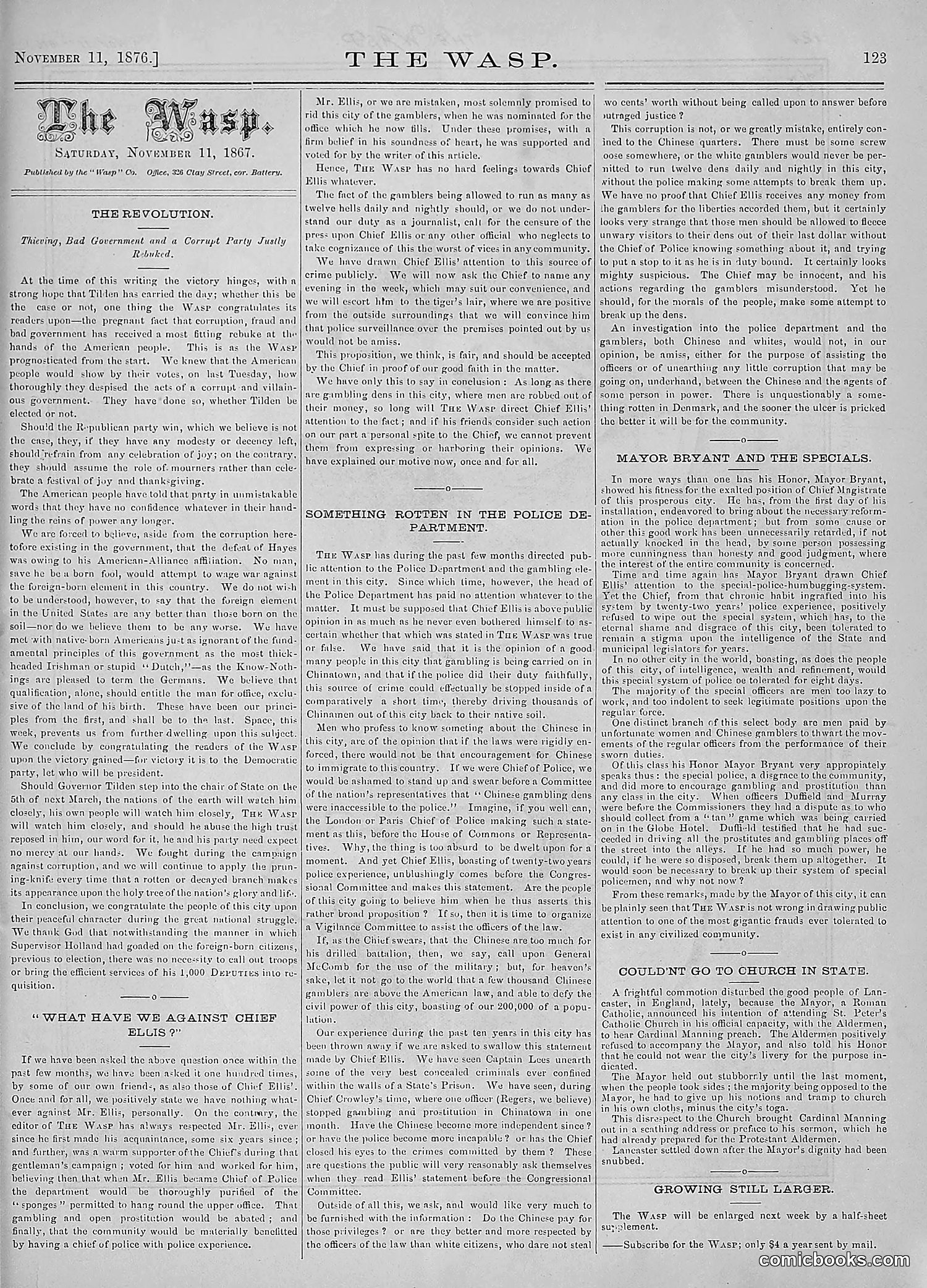 The Wasp — 1876 — page 136 of 230