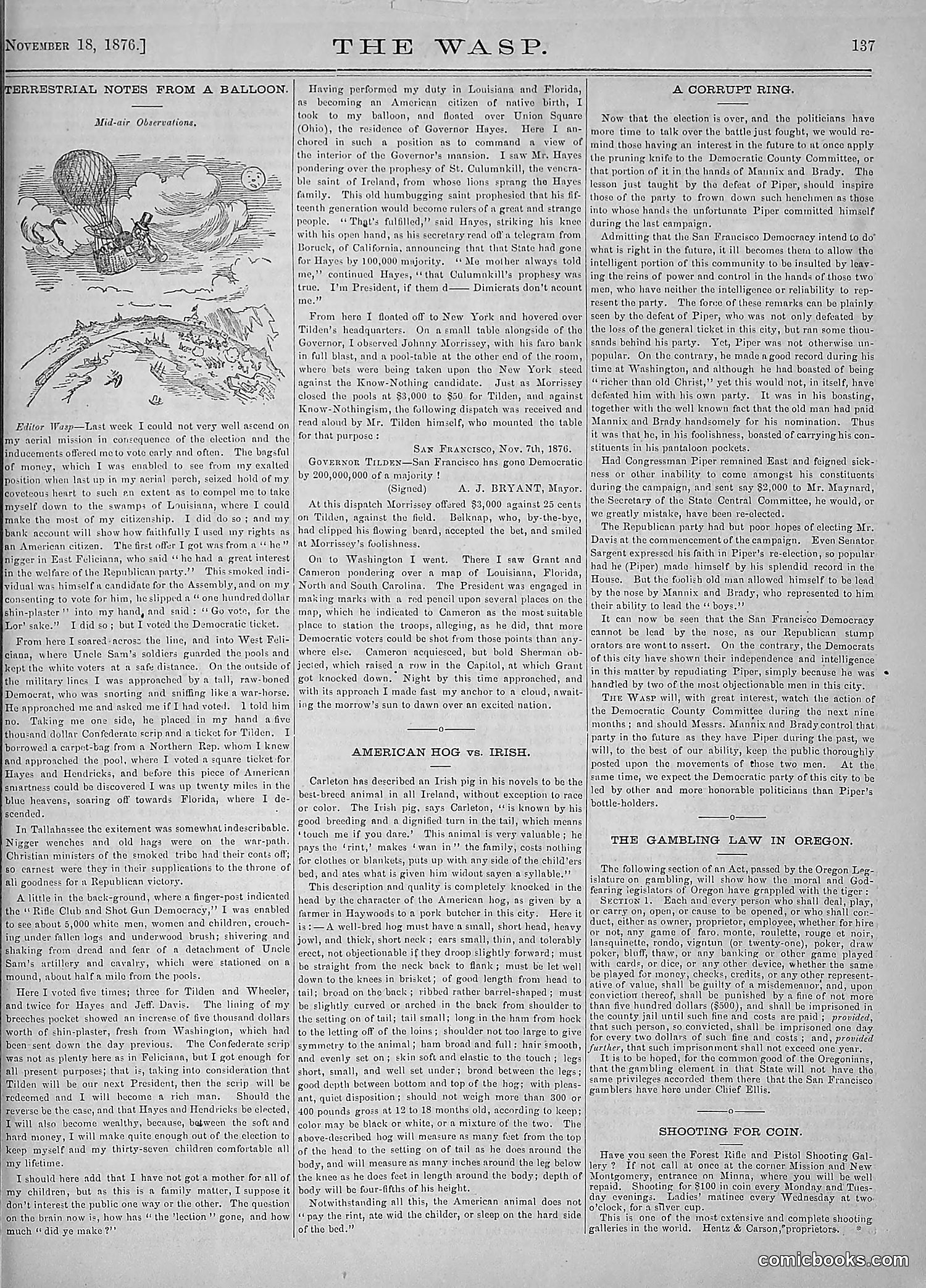 The Wasp — 1876 — page 150 of 230