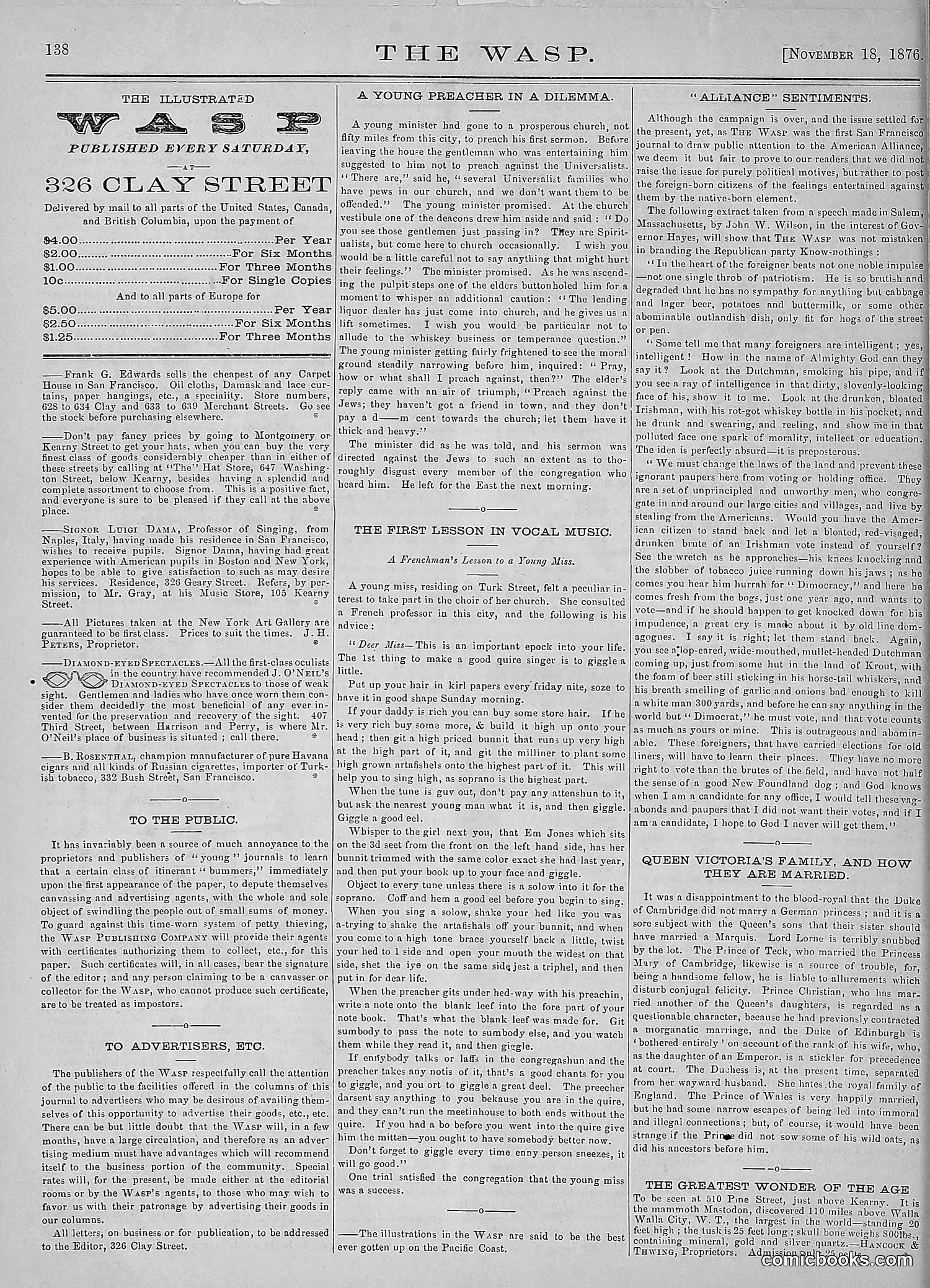 The Wasp — 1876 — page 151 of 230