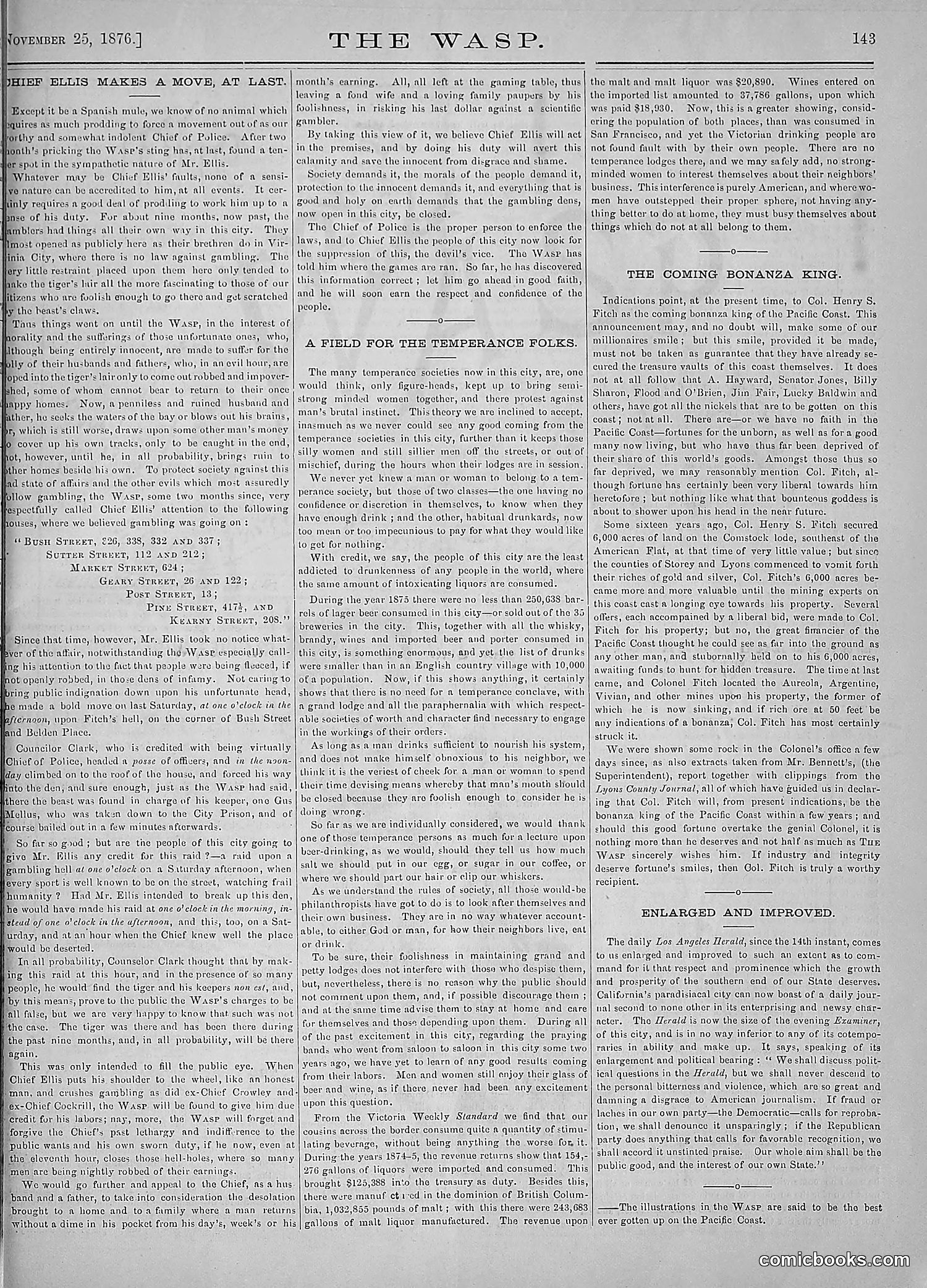 The Wasp — 1876 — page 156 of 230
