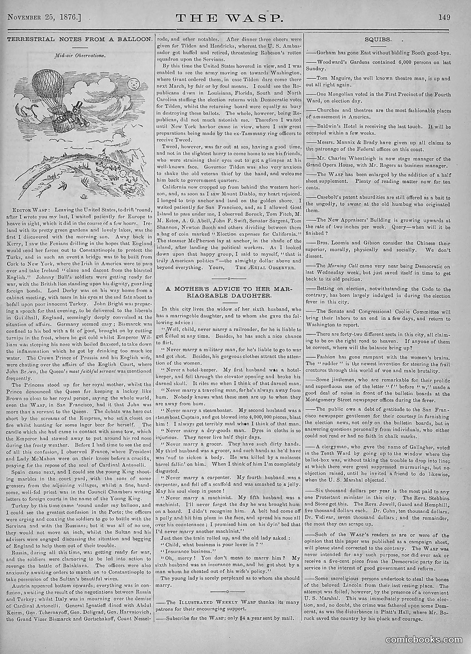 The Wasp — 1876 — page 162 of 230