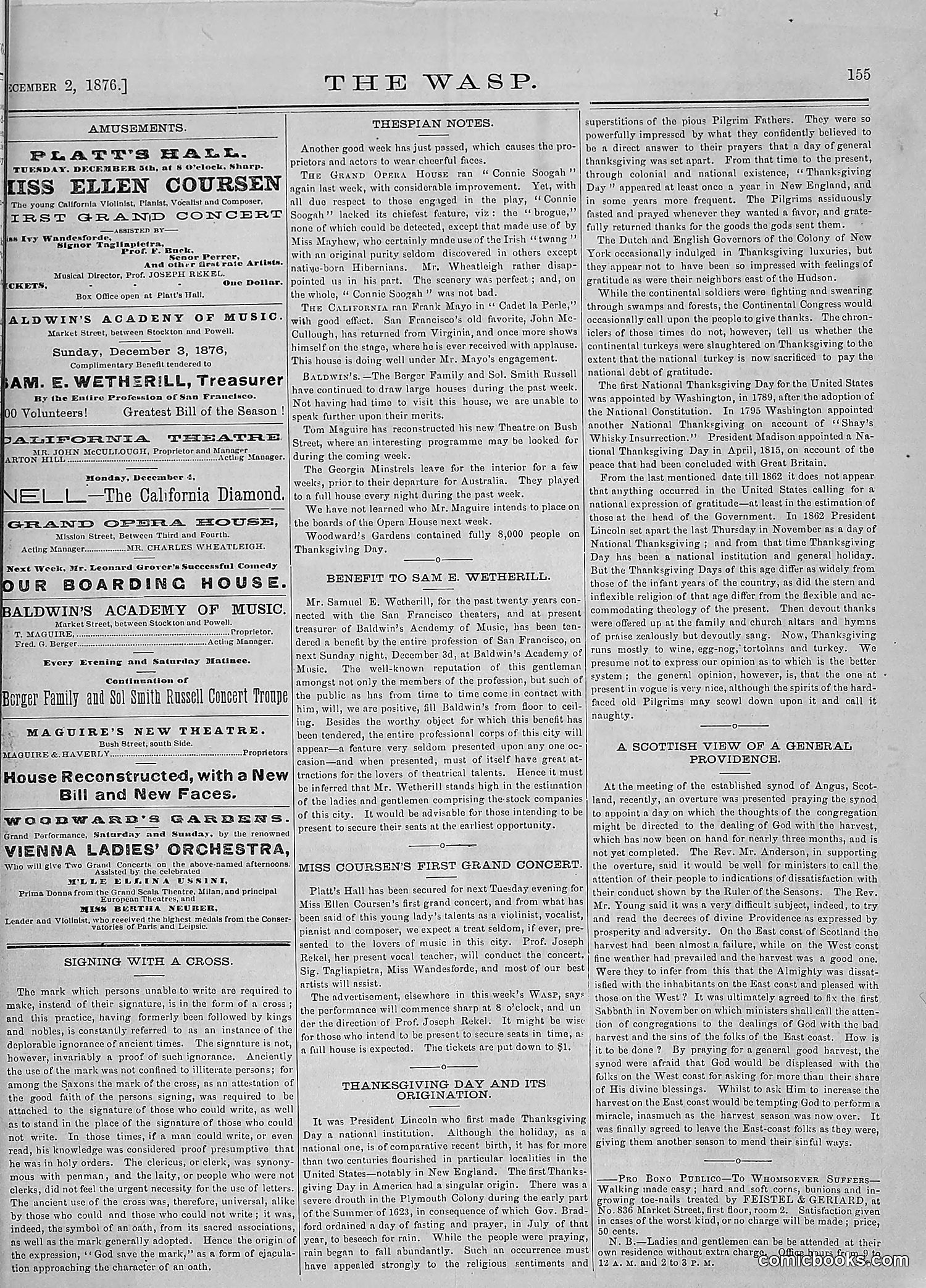 The Wasp — 1876 — page 168 of 230