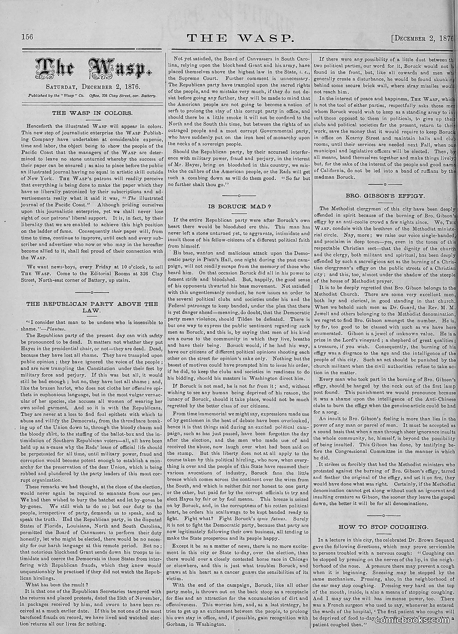 The Wasp — 1876 — page 169 of 230