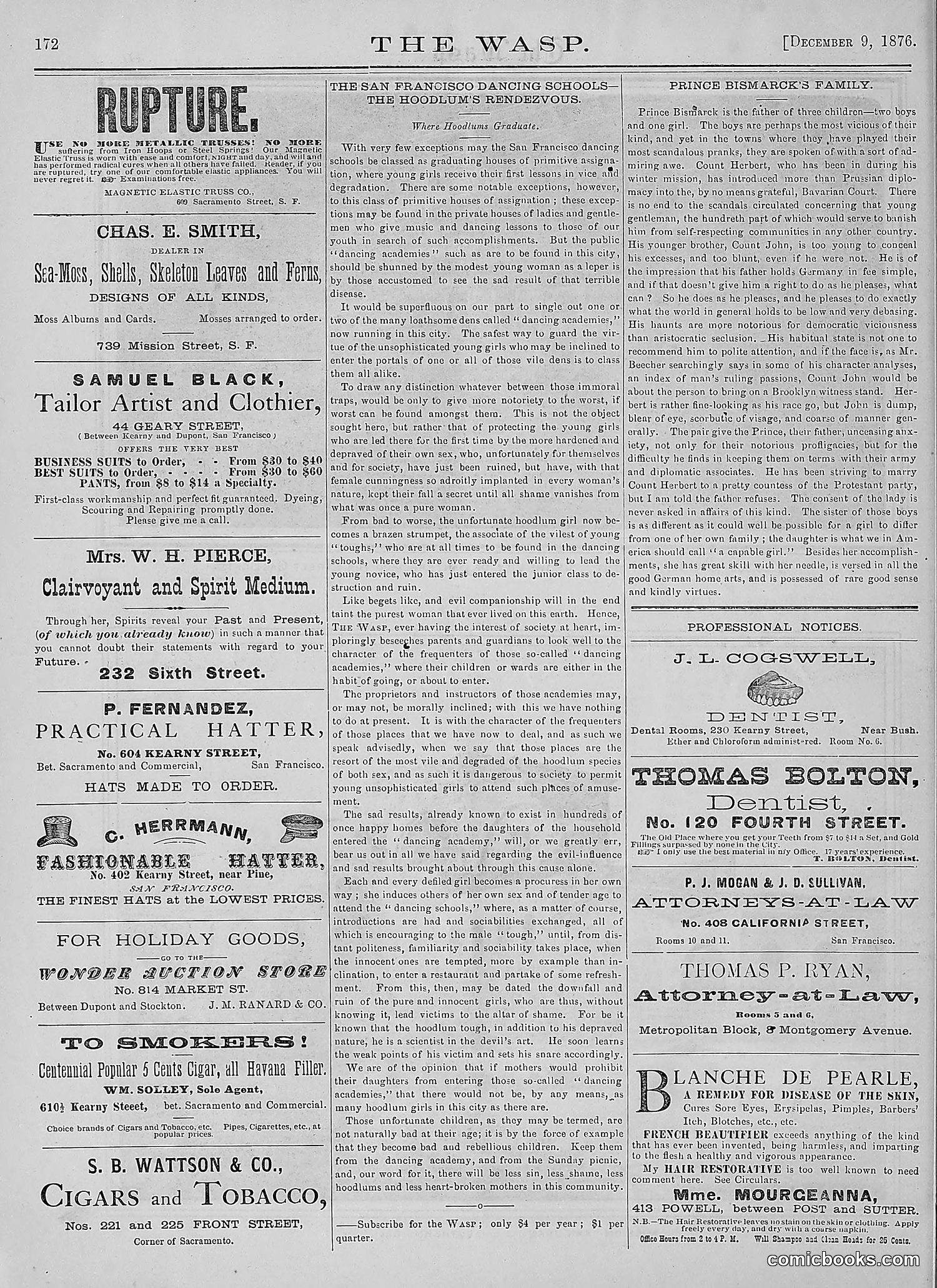 The Wasp — 1876 — page 185 of 230