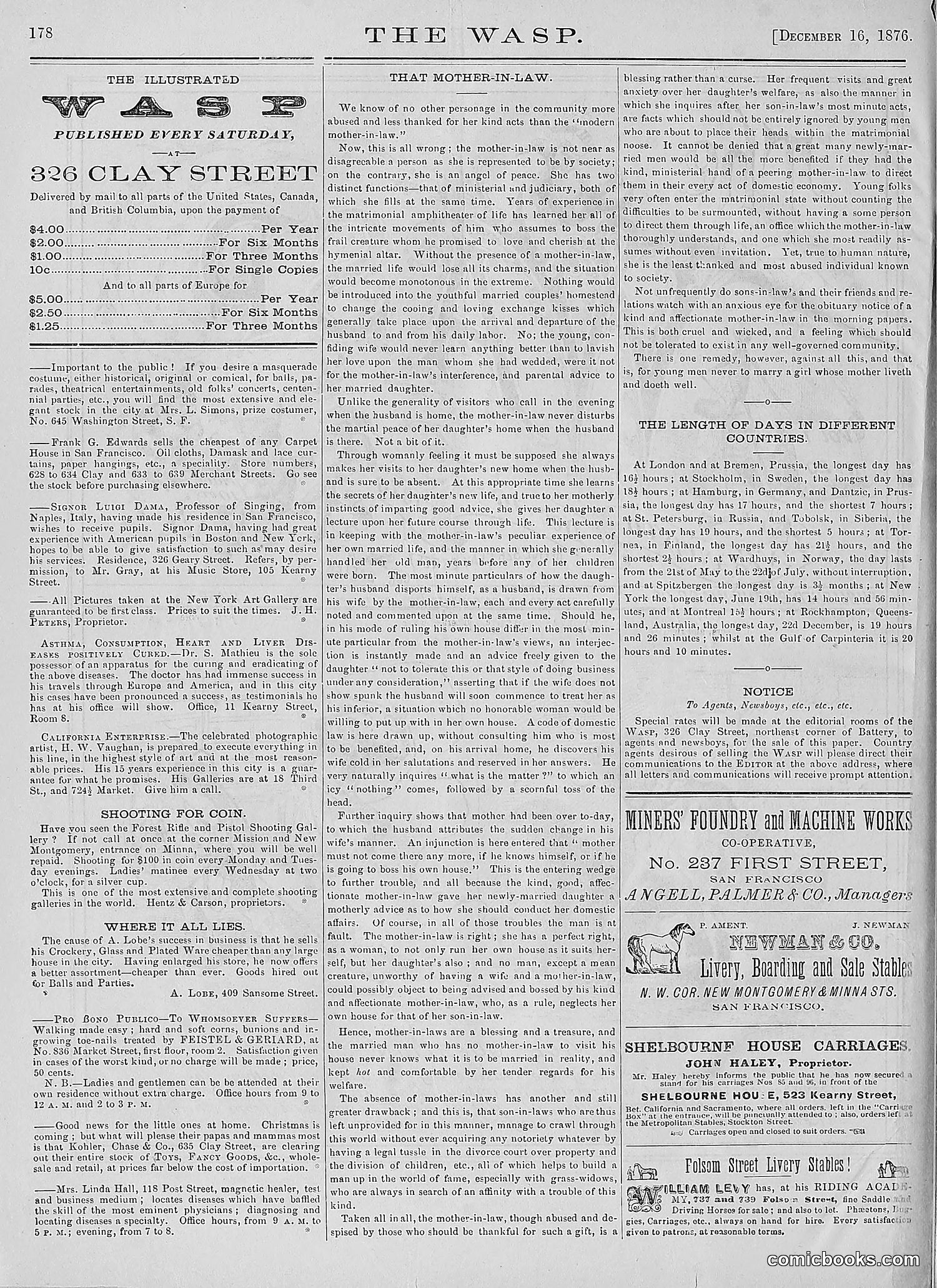 The Wasp — 1876 — page 191 of 230