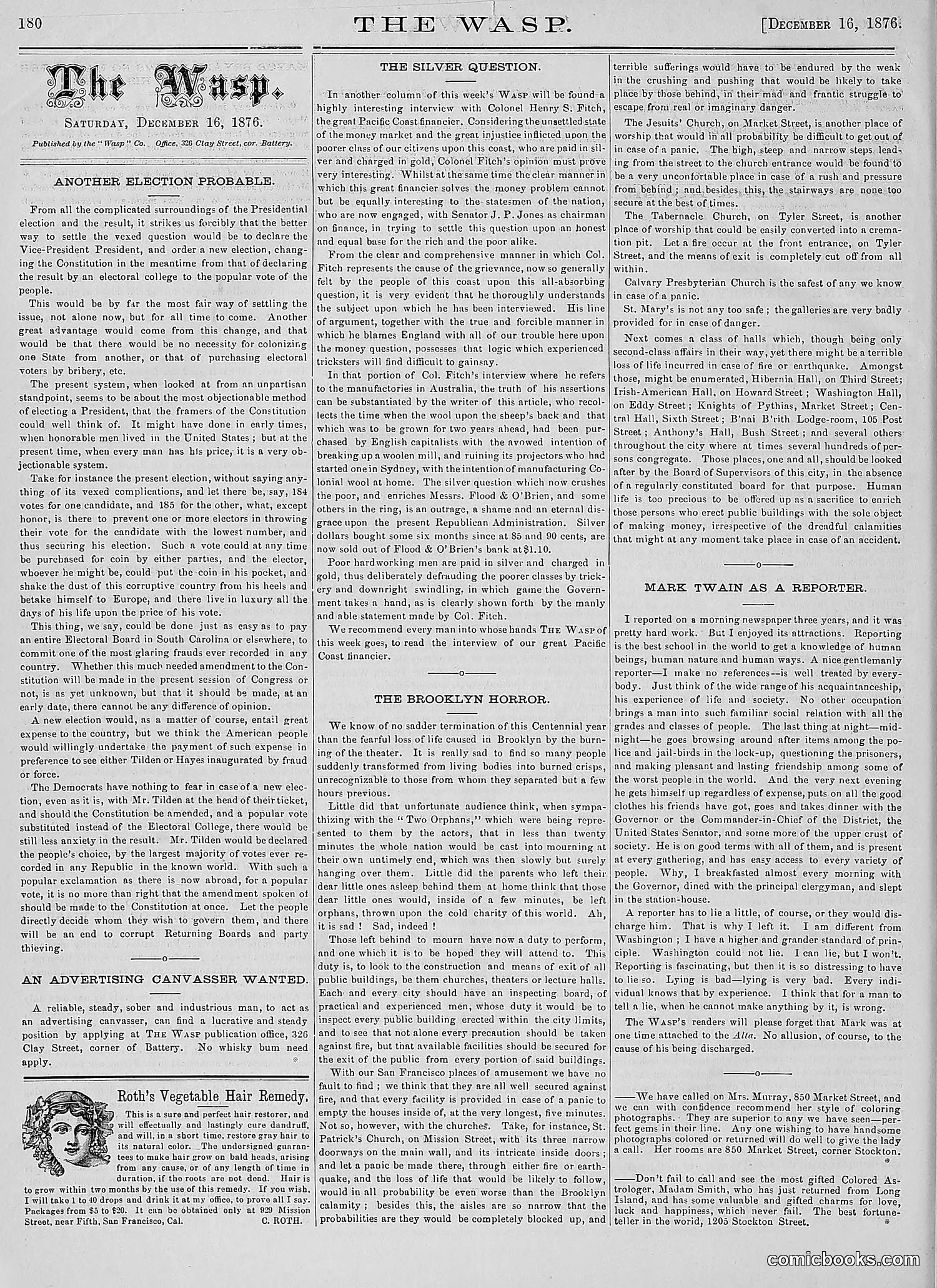 The Wasp — 1876 — page 193 of 230