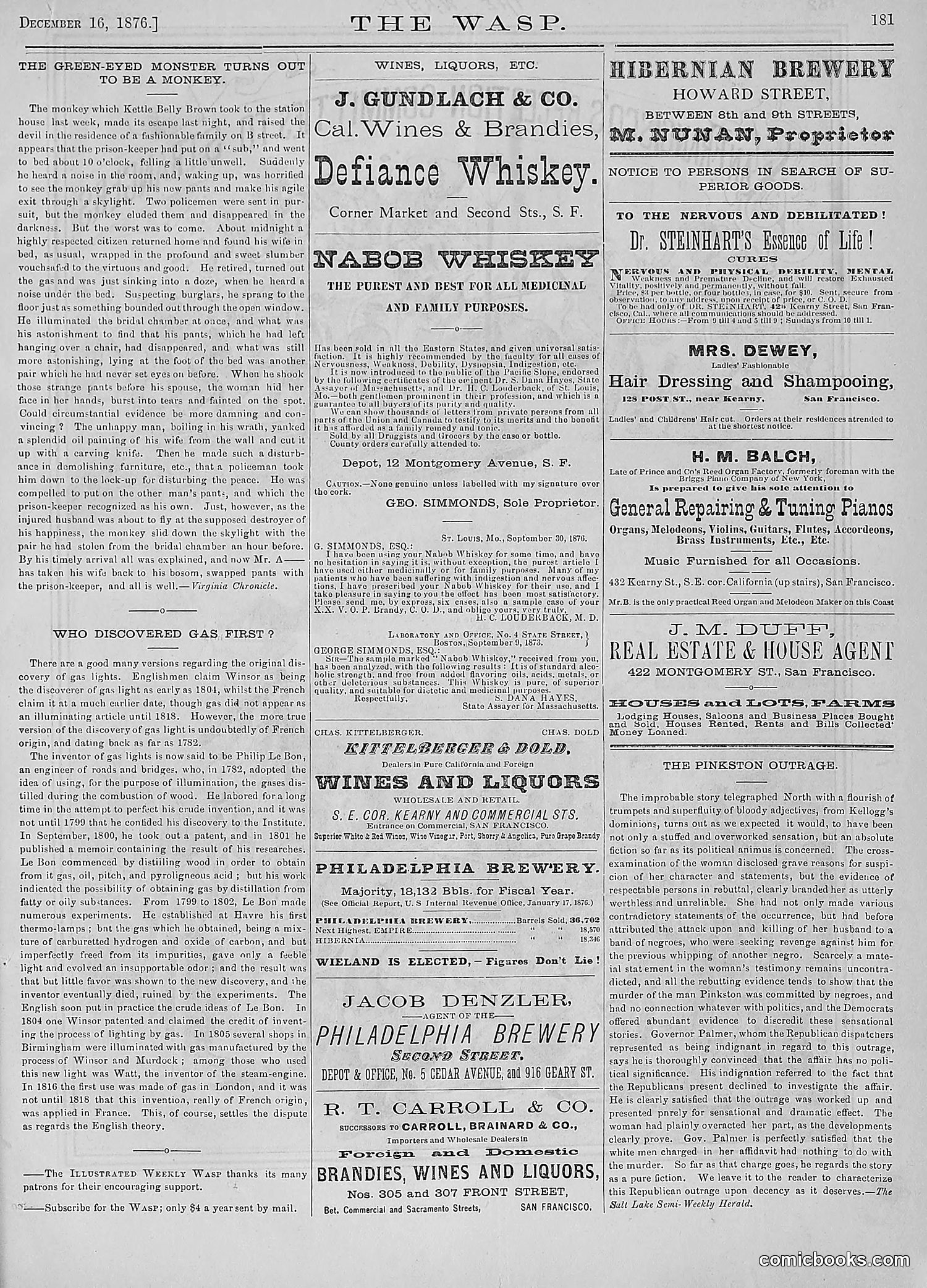 The Wasp — 1876 — page 194 of 230