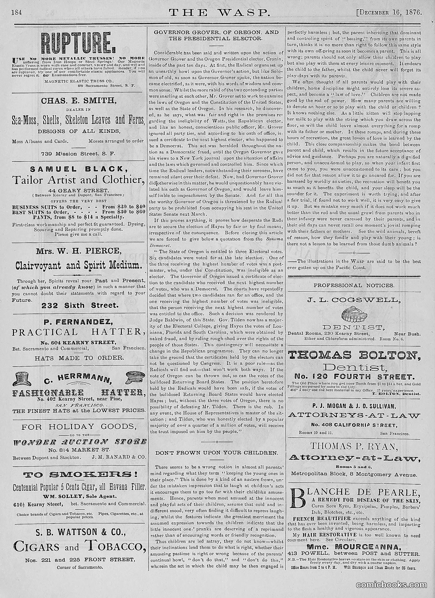 The Wasp — 1876 — page 197 of 230