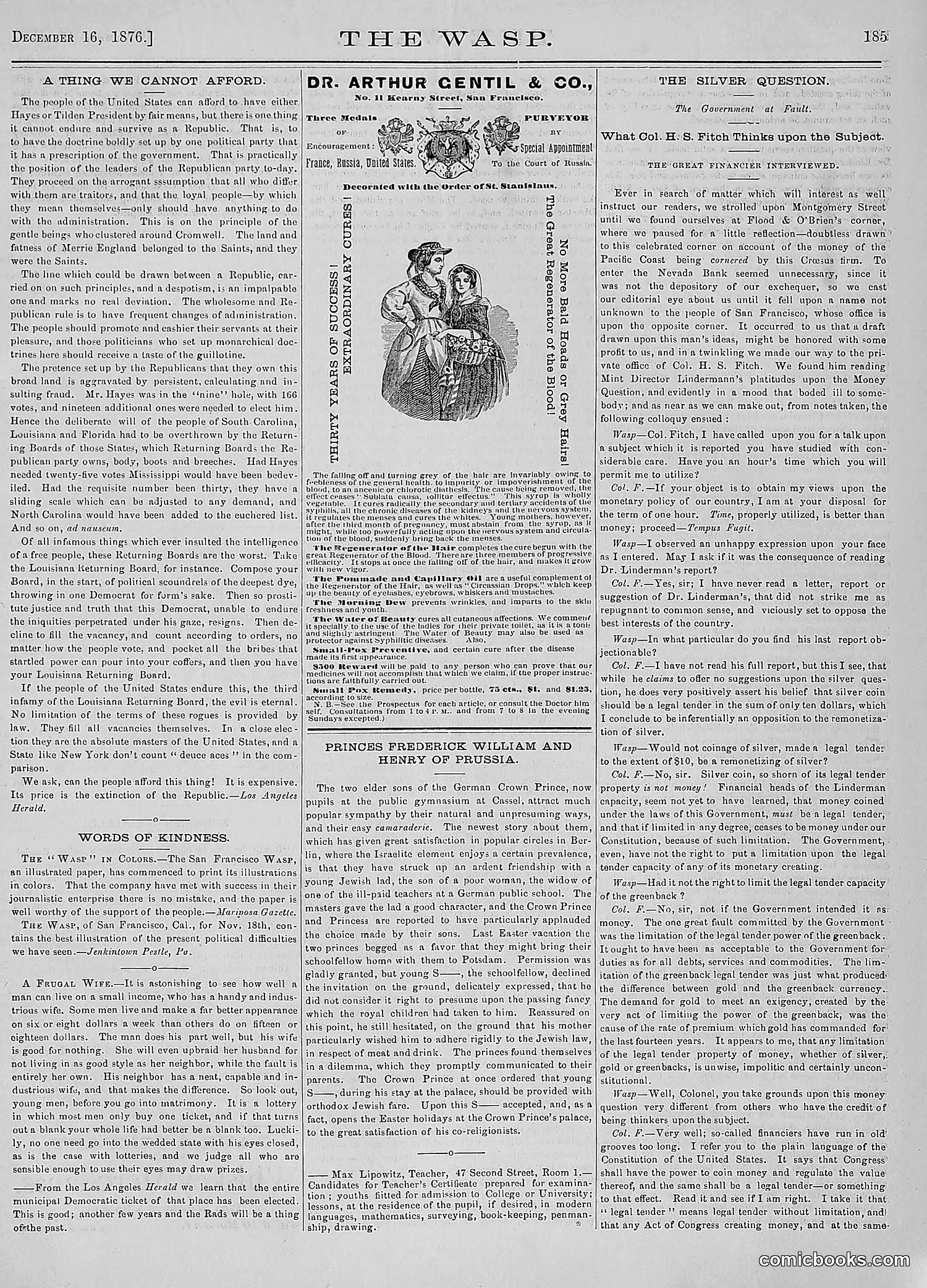 The Wasp — 1876 — page 198 of 230