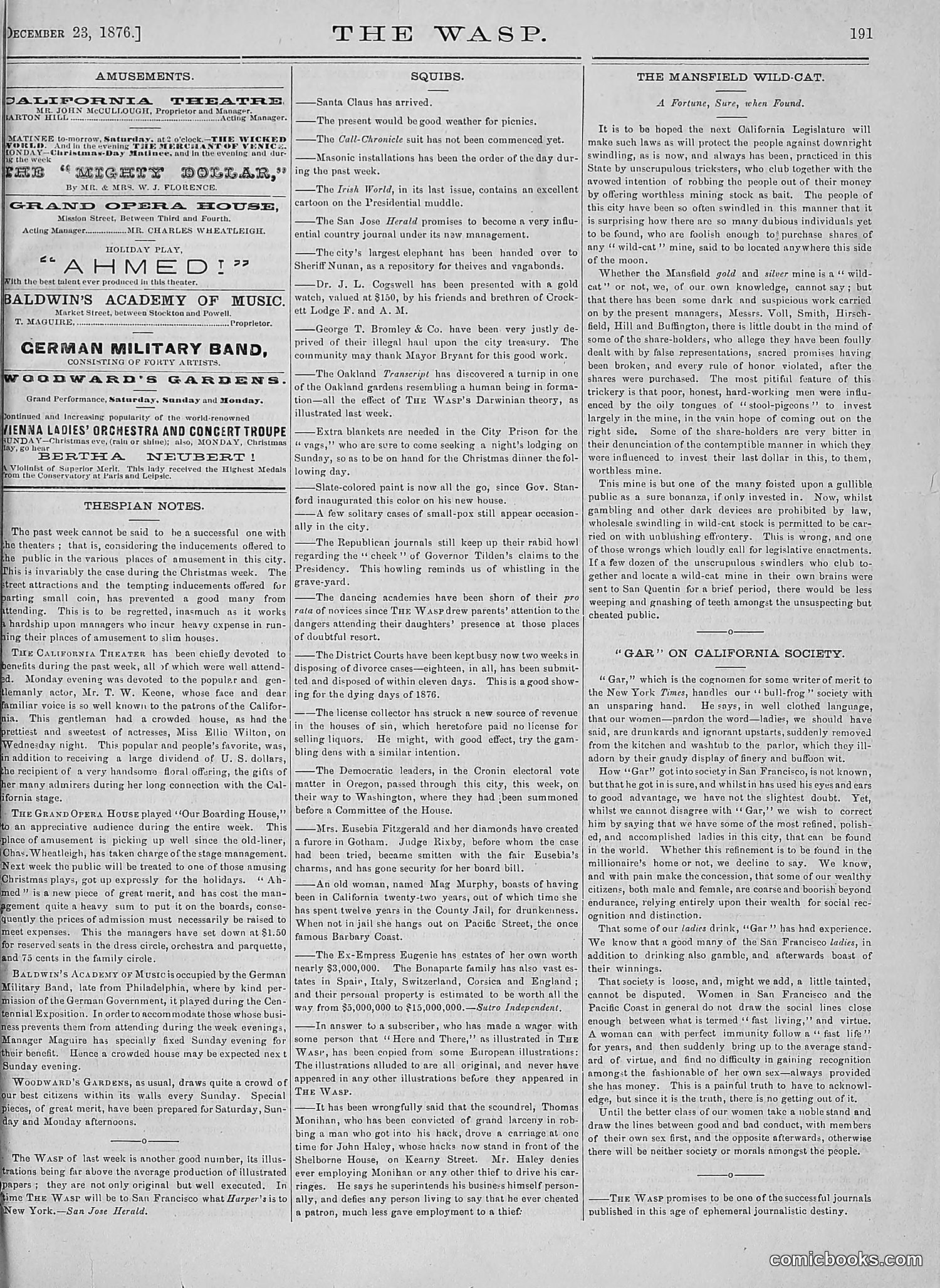 The Wasp — 1876 — page 206 of 230