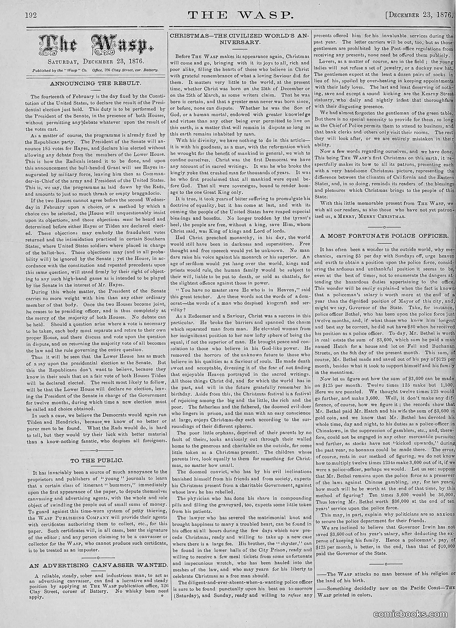 The Wasp — 1876 — page 207 of 230