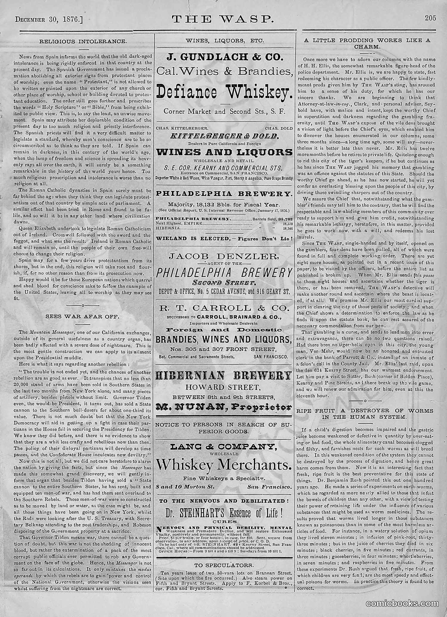 The Wasp — 1876 — page 218 of 230
