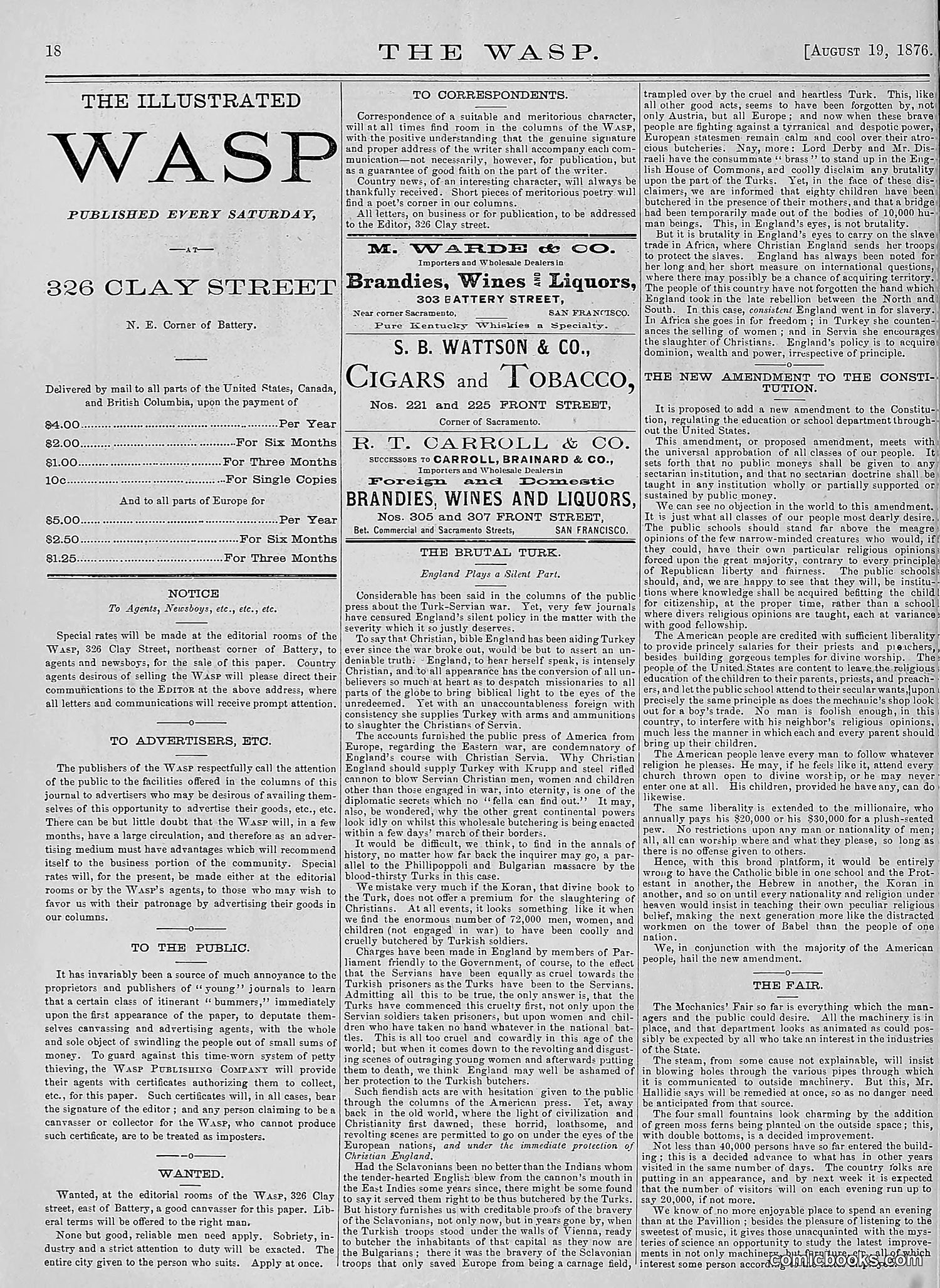 The Wasp — 1876 — page 25 of 230