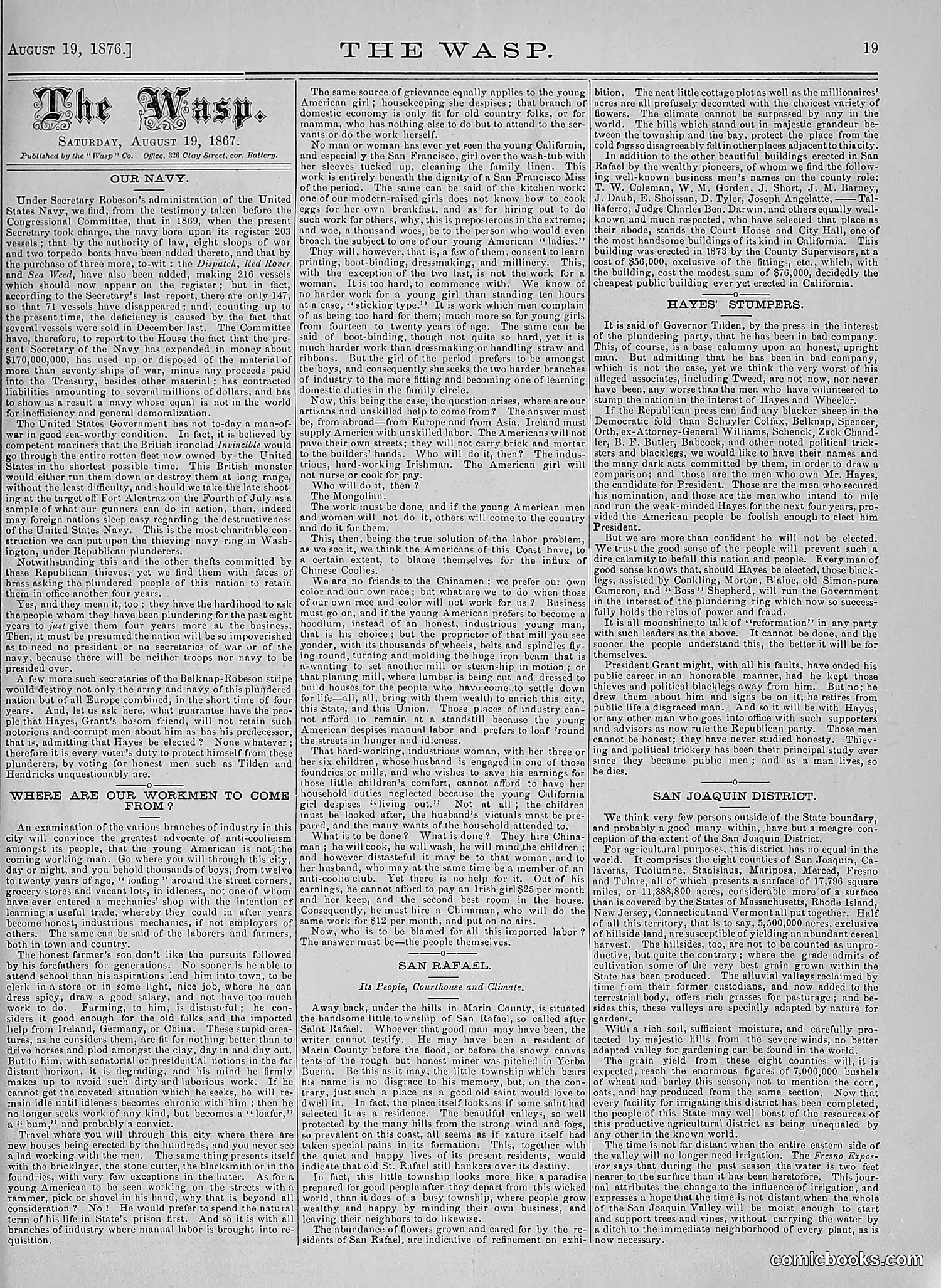 The Wasp — 1876 — page 26 of 230