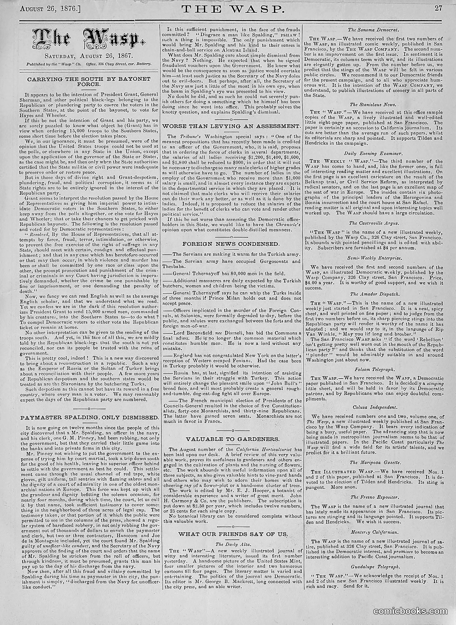 The Wasp — 1876 — page 34 of 230