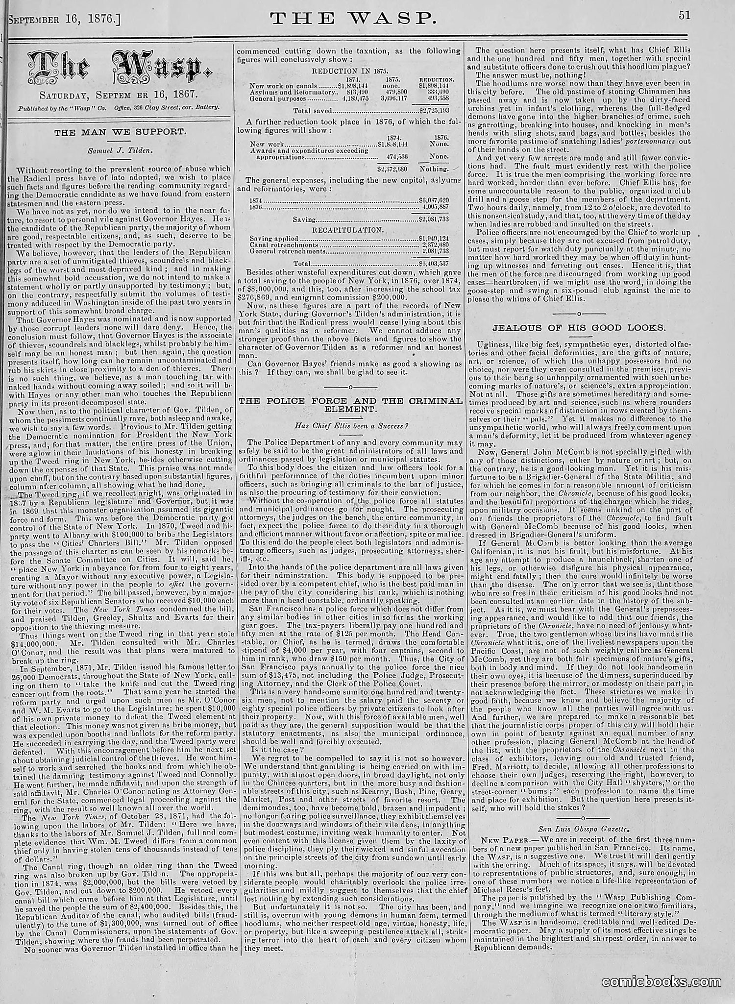 The Wasp — 1876 — page 60 of 230